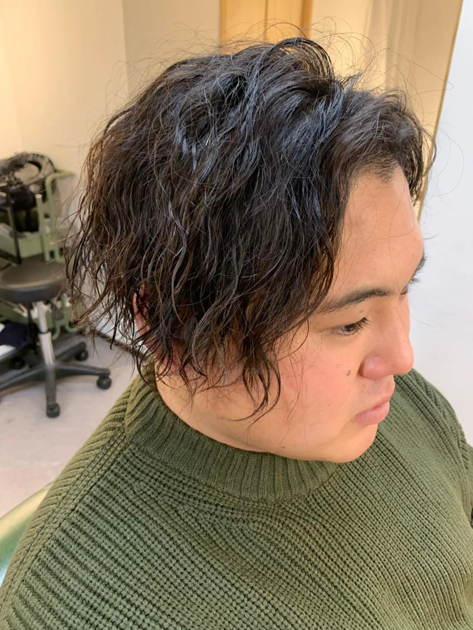 ミディアム カット パーマ LOuNICA/銀座 RYUNOSUKEのヘアスタイル