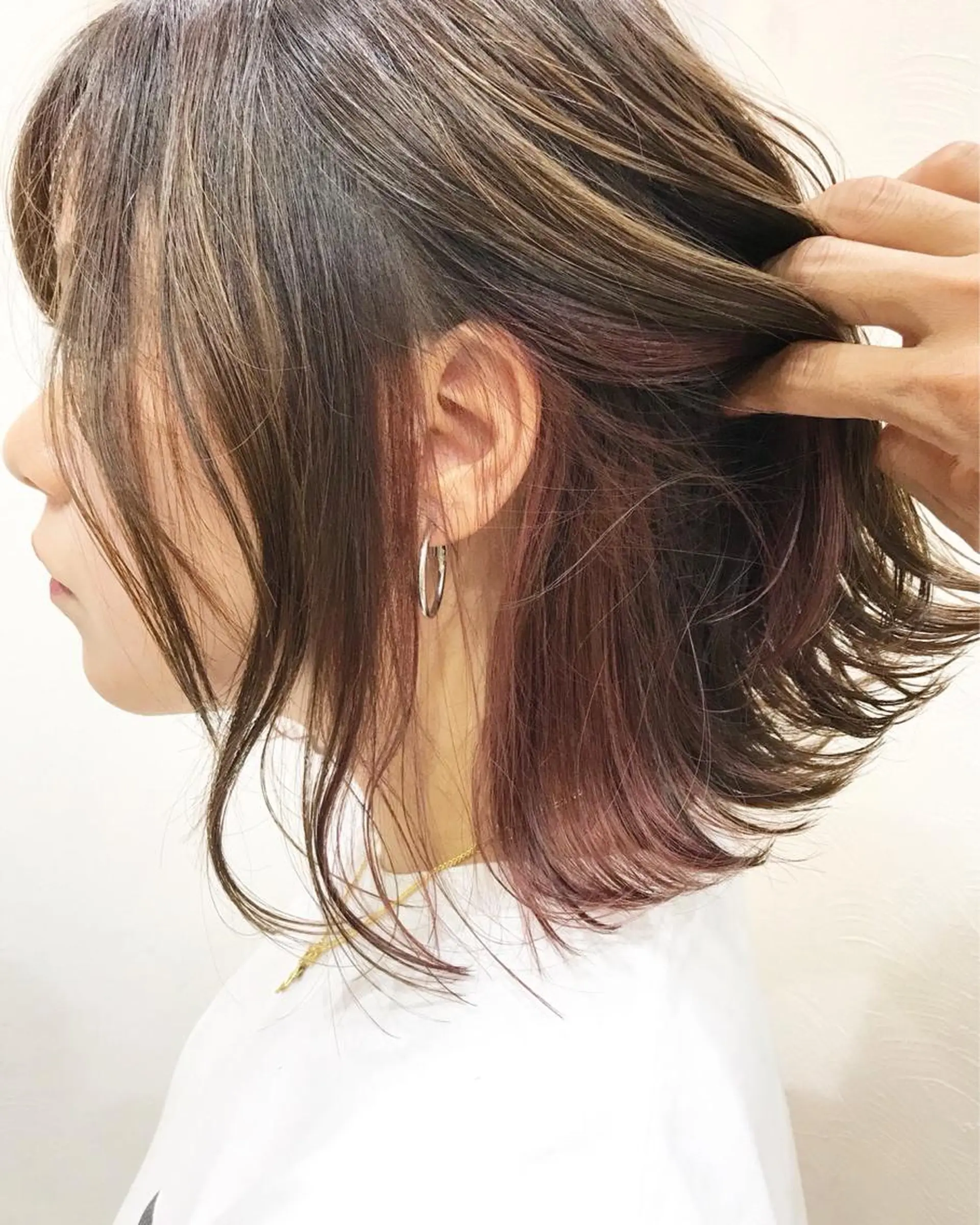 カラー なかの たくみのヘアスタイル