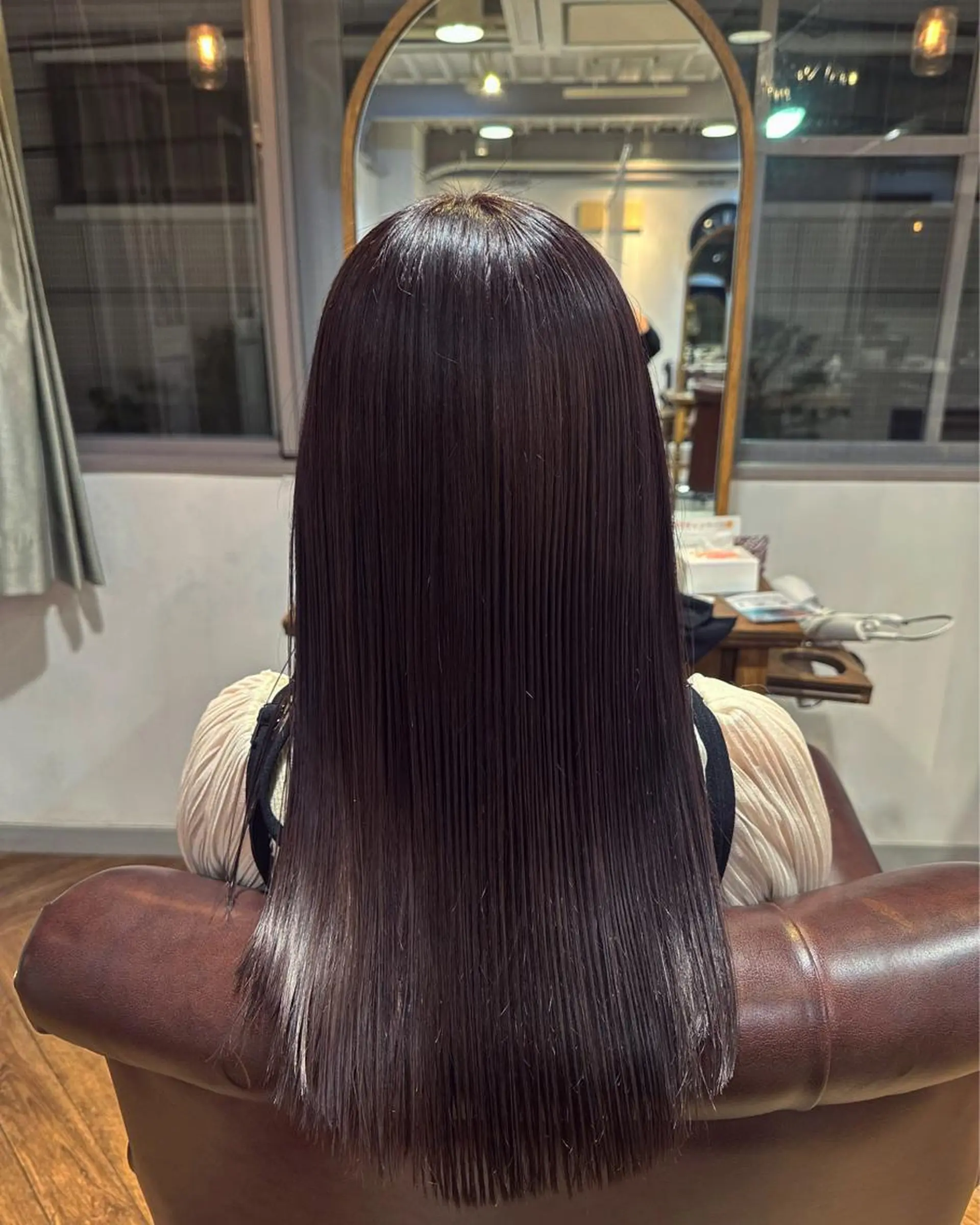 ロング カラー バイオレットカラー 馬渕 拓海のヘアスタイル