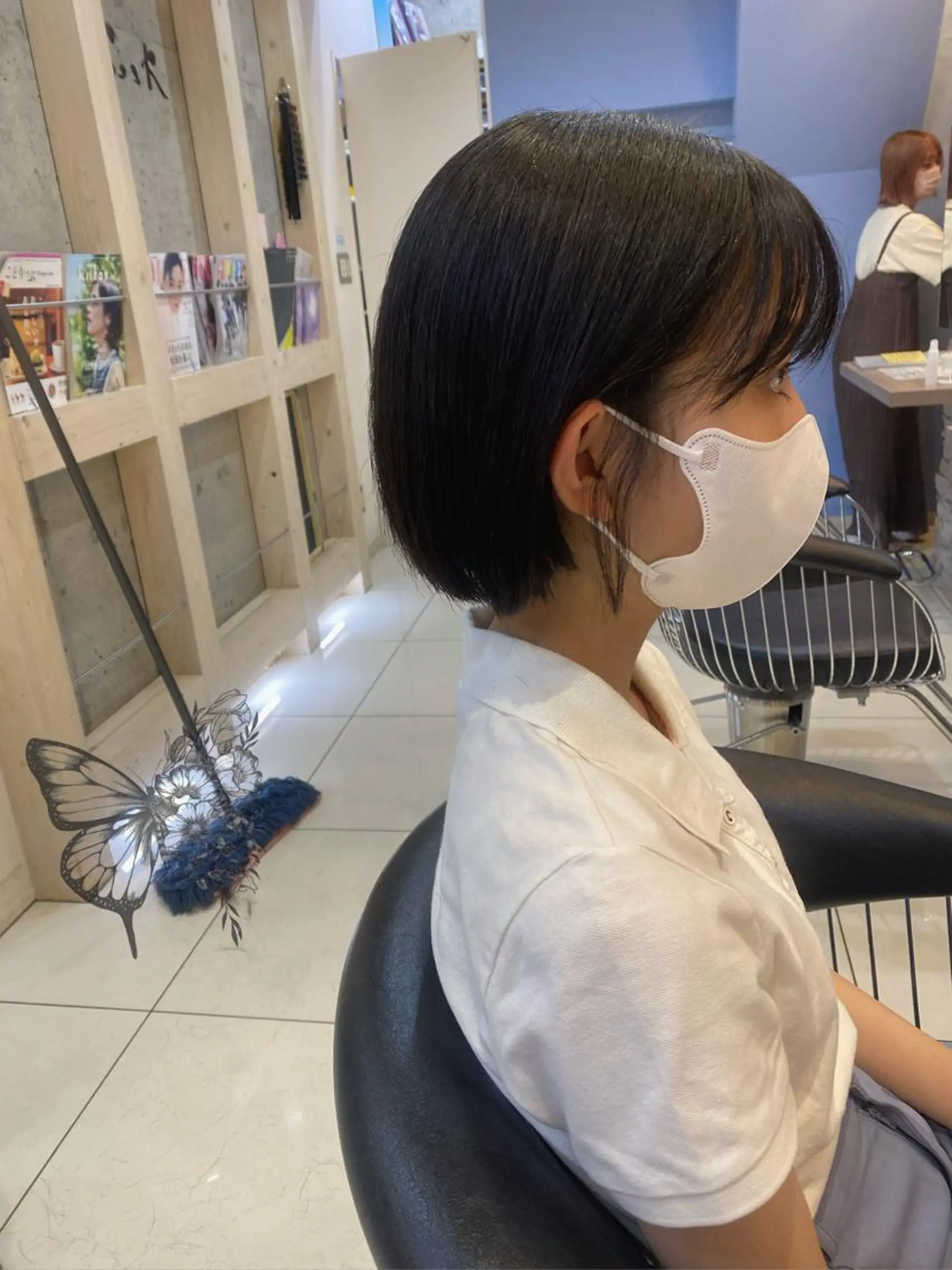 ショート カラー パーマ ヘアアレンジ ボブ 韓国風ヘア 立川🤍韓国ヘア/ レイヤー🇰🇷🖤のヘアスタイル