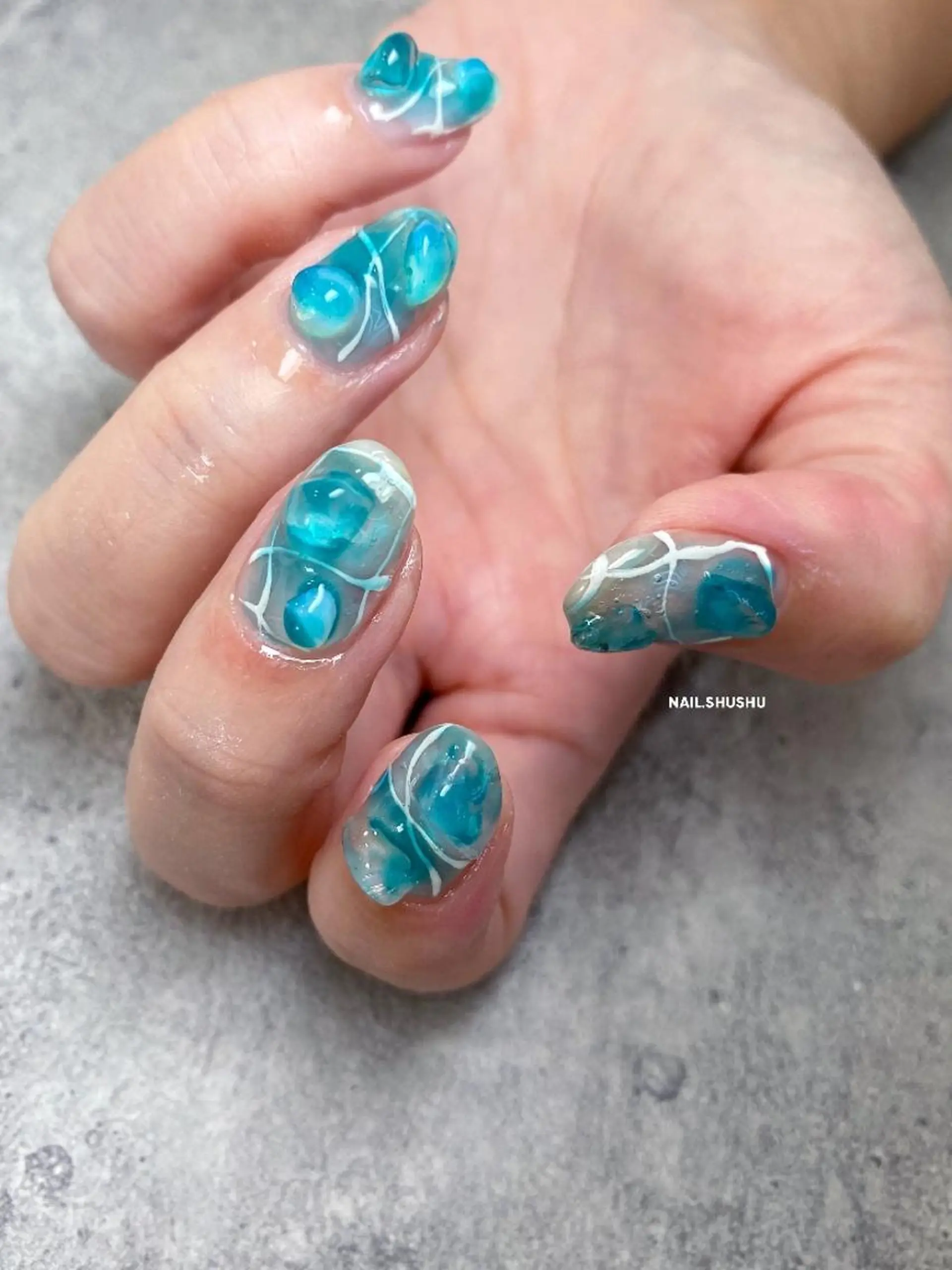 ネイル 3dパーツ/流行り 👧shushu❤️のネイルデザイン