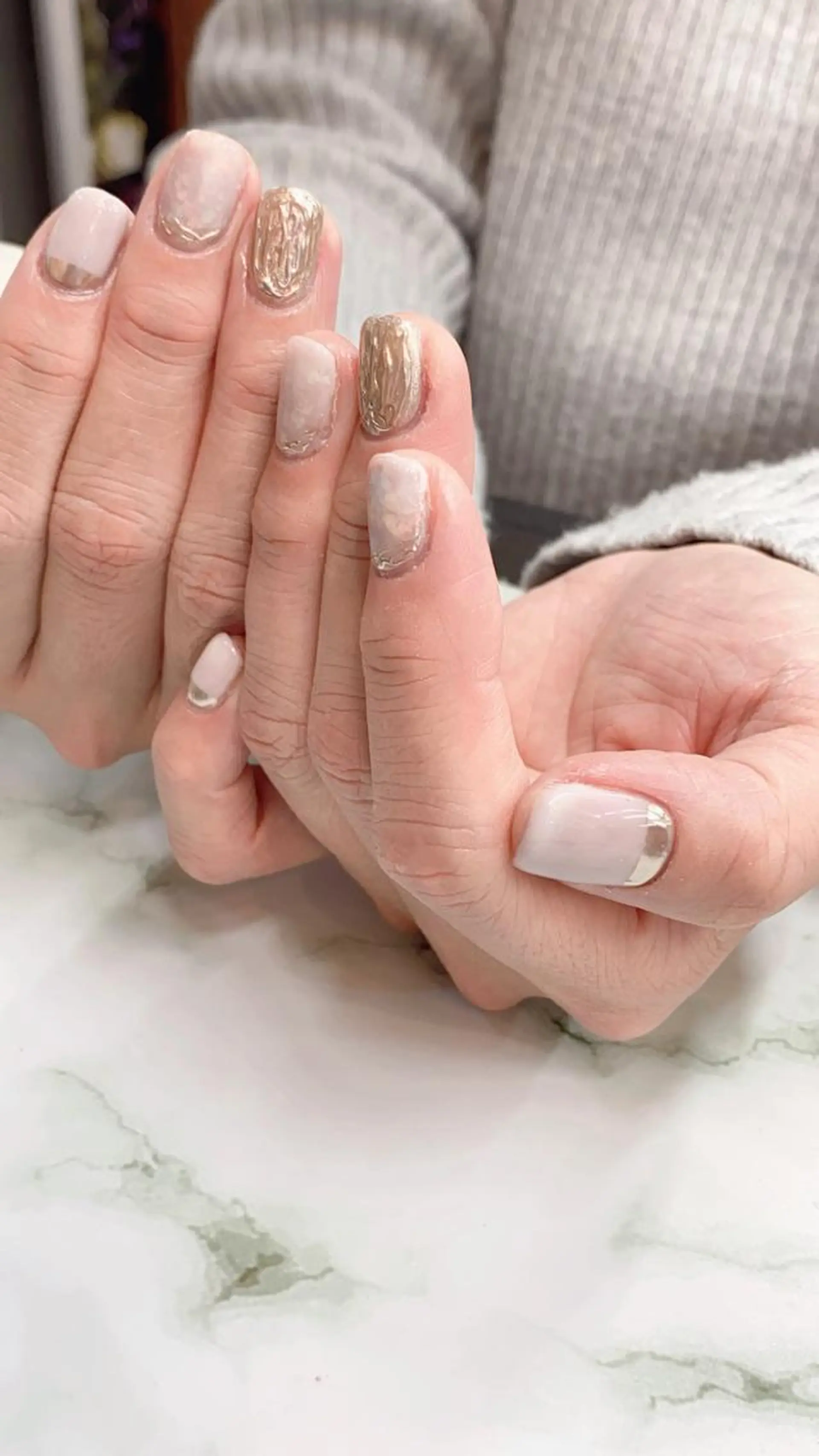 ネイル ジェルネイル ニュアンスネイル パラジェル Maki modepopのその他イメージ