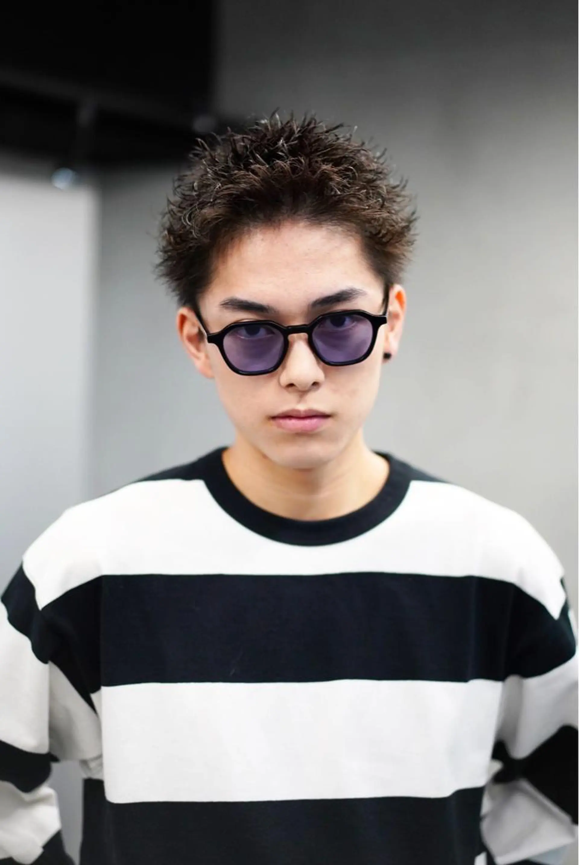 ショート パーマ メンズ メンズブリーチ メンズパーマ ツイストスパイラルパーマ 波巻きパーマ ニュアンスパーマ fifth リュウセイのヘアスタイル