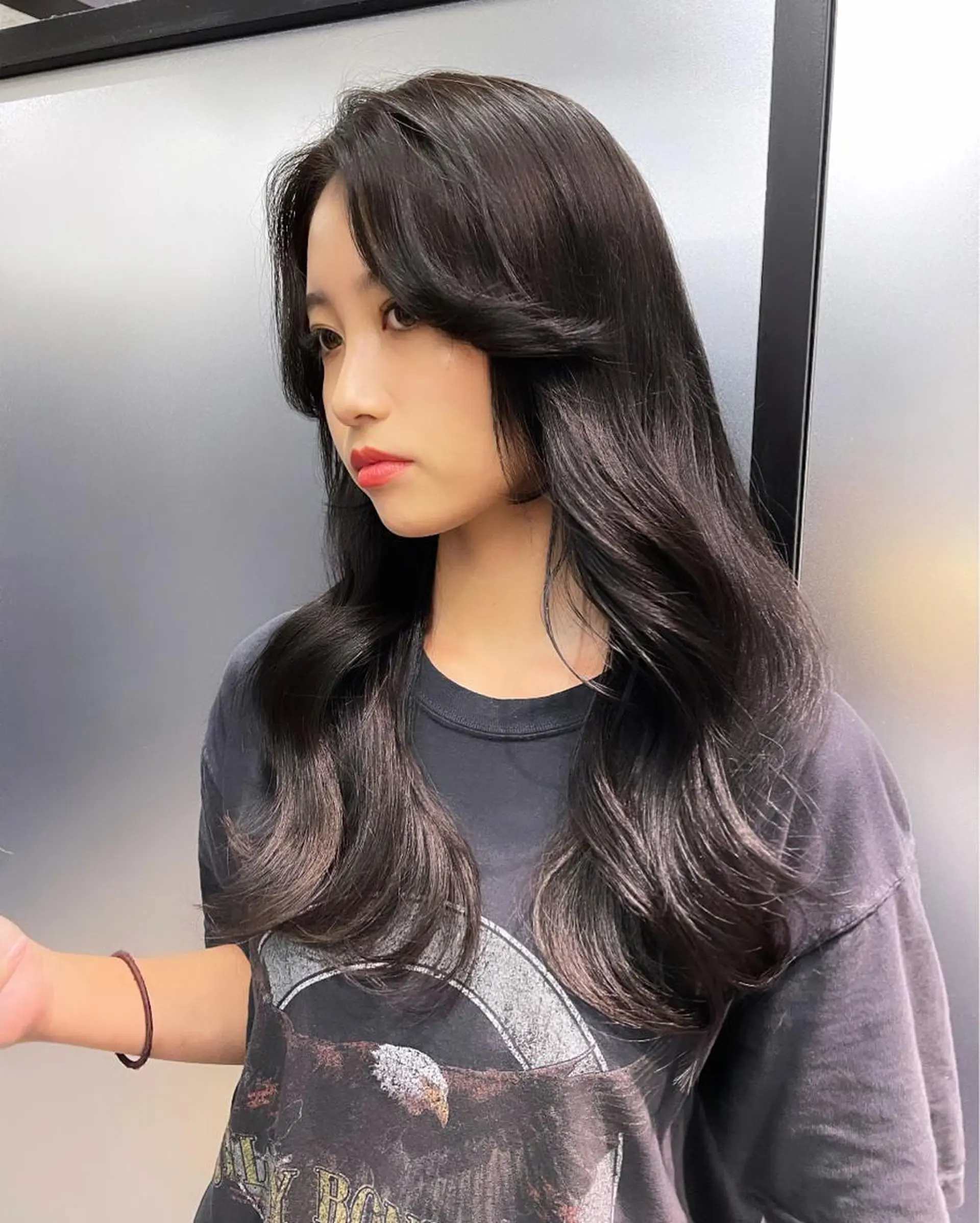 セミロング カラー 韓国ヘア 店長NEGIのヘアスタイル