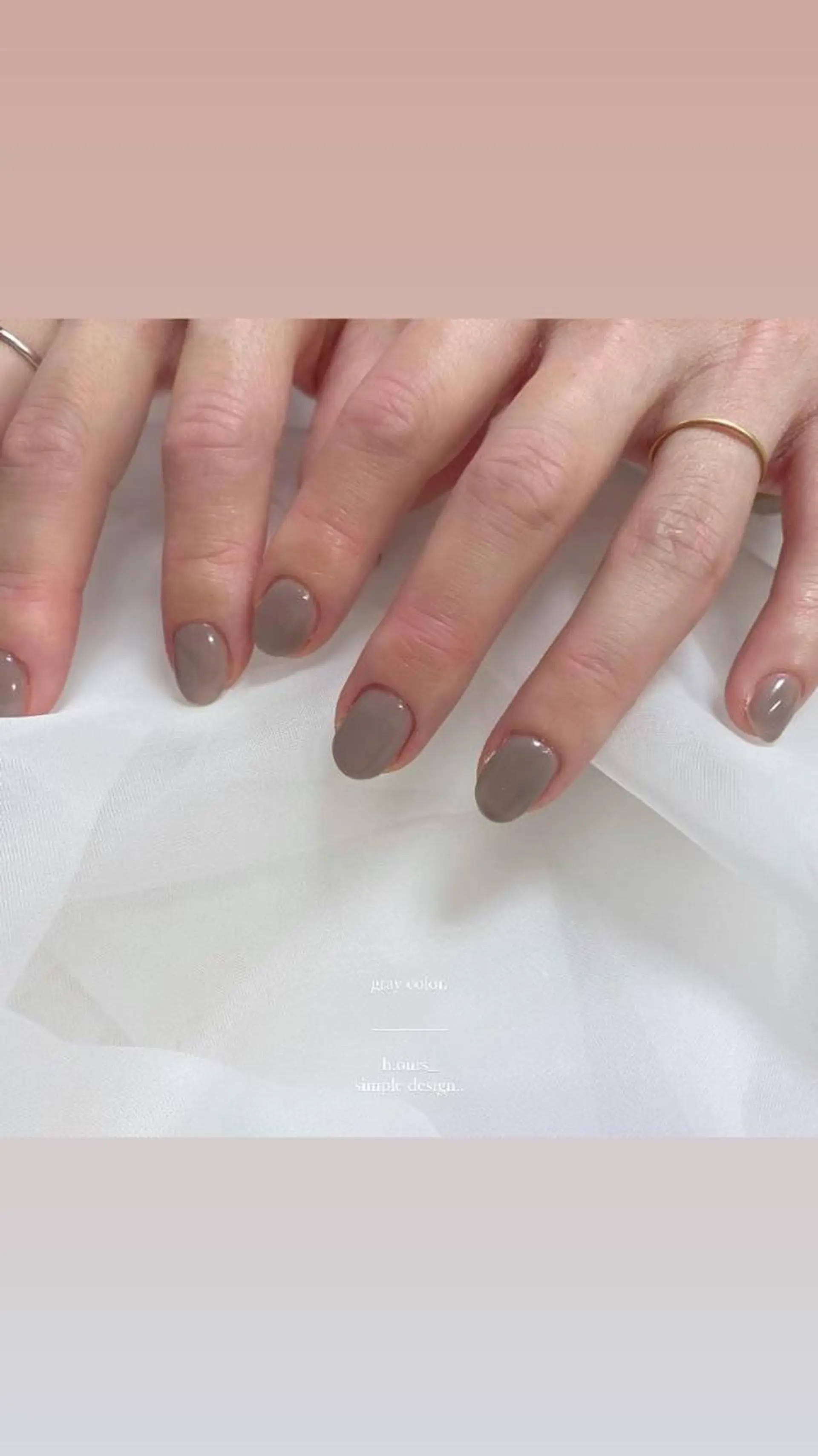 ネイル ジェルネイル オフィスネイル シンプルネイル h.ours _のネイルデザイン