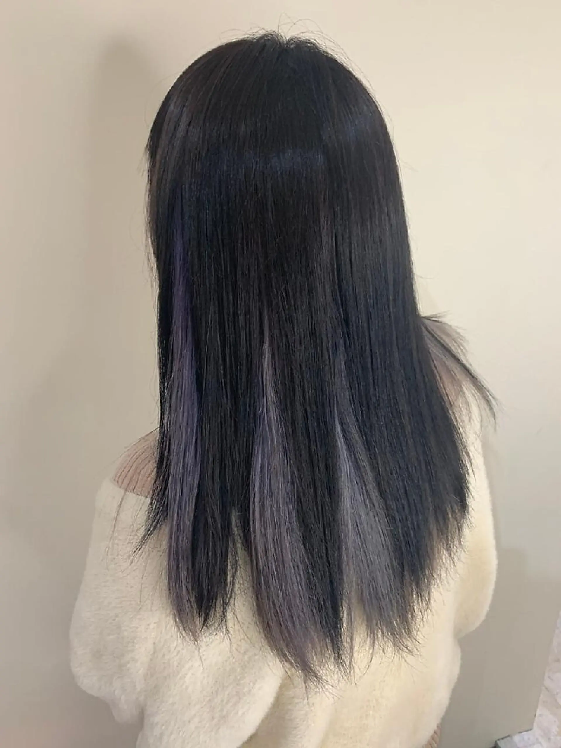 セミロング カラー セミロングパーマ アディクシーカラー バレイヤージュ ベージュカラー ブリーチ メンズパーマ/顔周り レイヤーカット/えののヘアスタイル