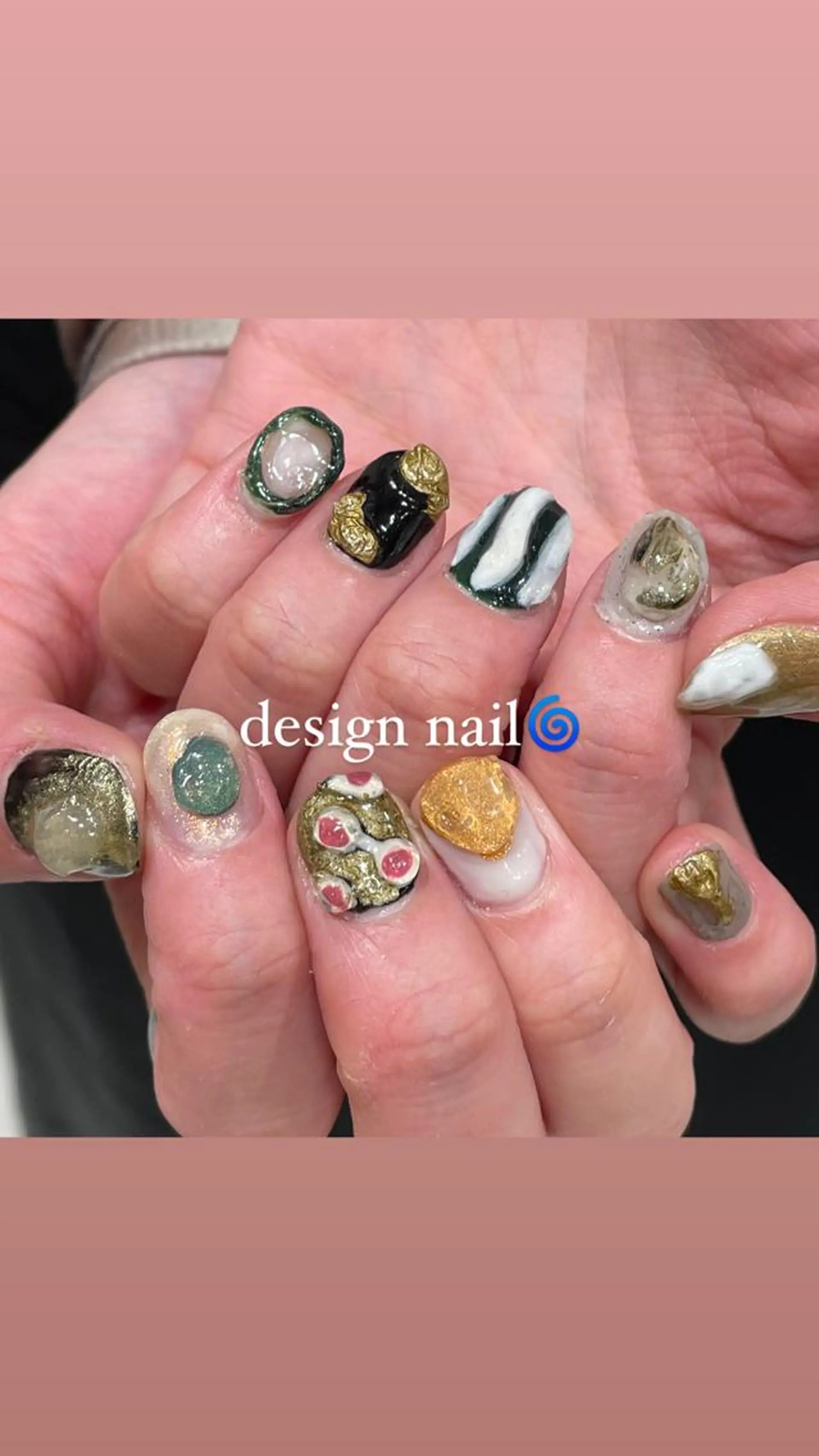 ネイル ハンドネイル 淡色ネイル 🎀moeのネイルデザイン