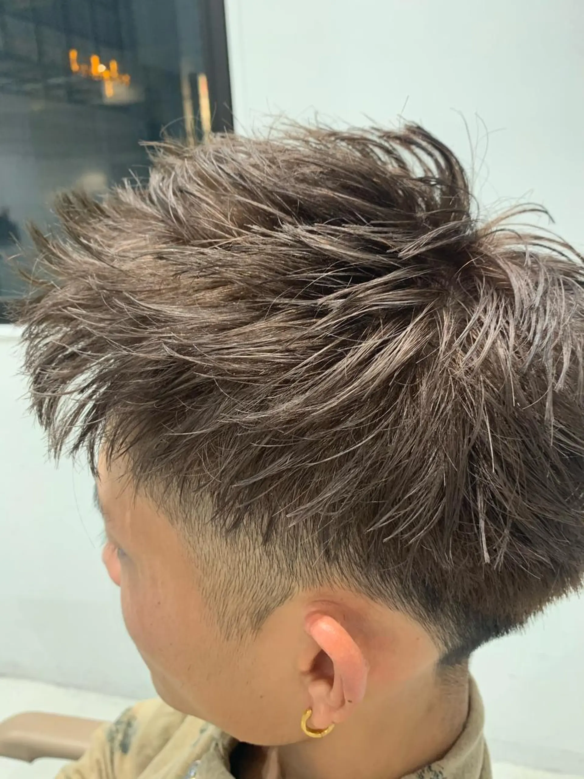 ショート メンズ カット ヘアカラー 【メンズ指名数 NO.1】マルヤマのヘアスタイル