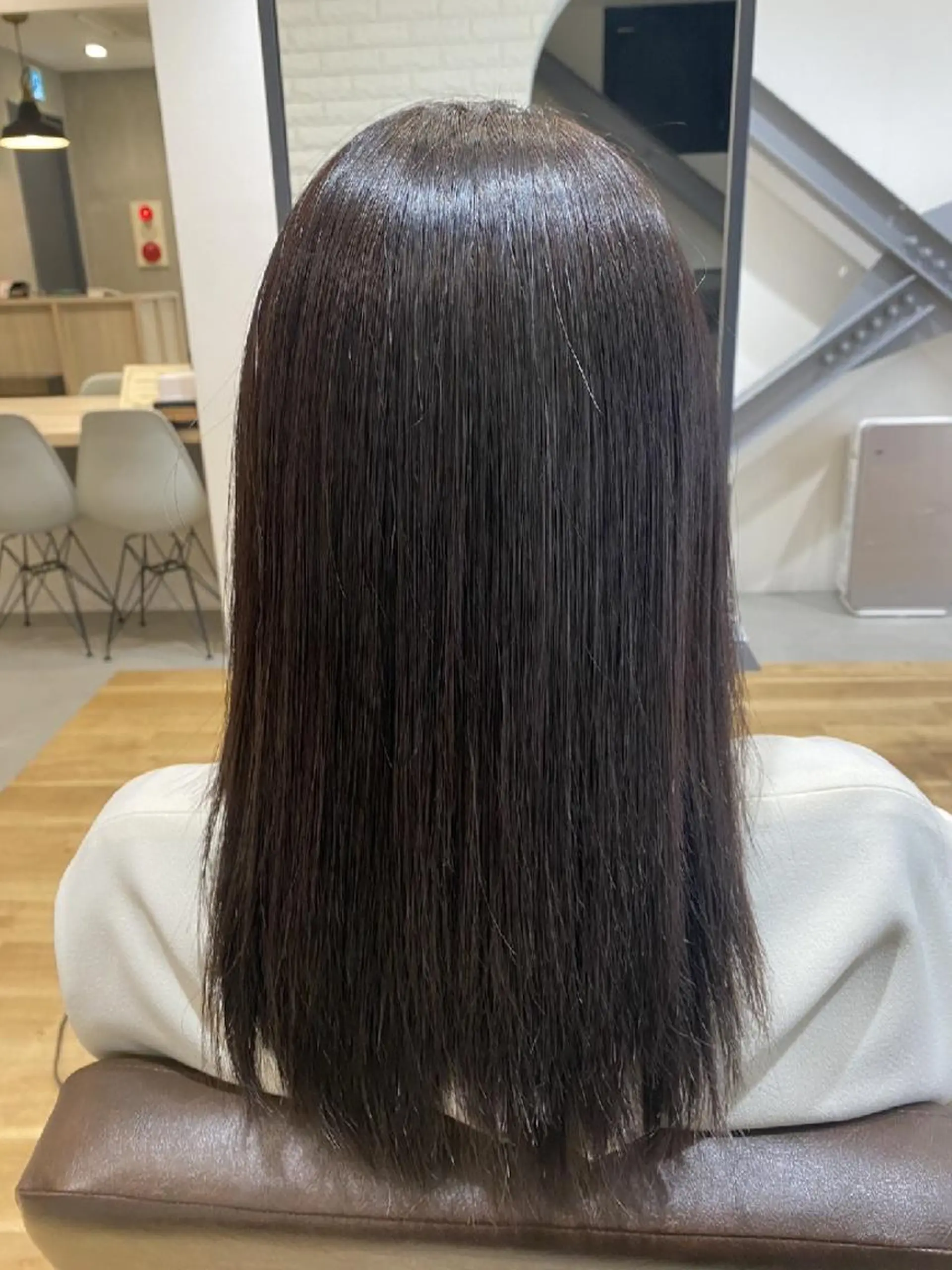 ロング 髪質改善 トリートメント 深夜まで営業中‼️ レム髪質改善のヘアスタイル