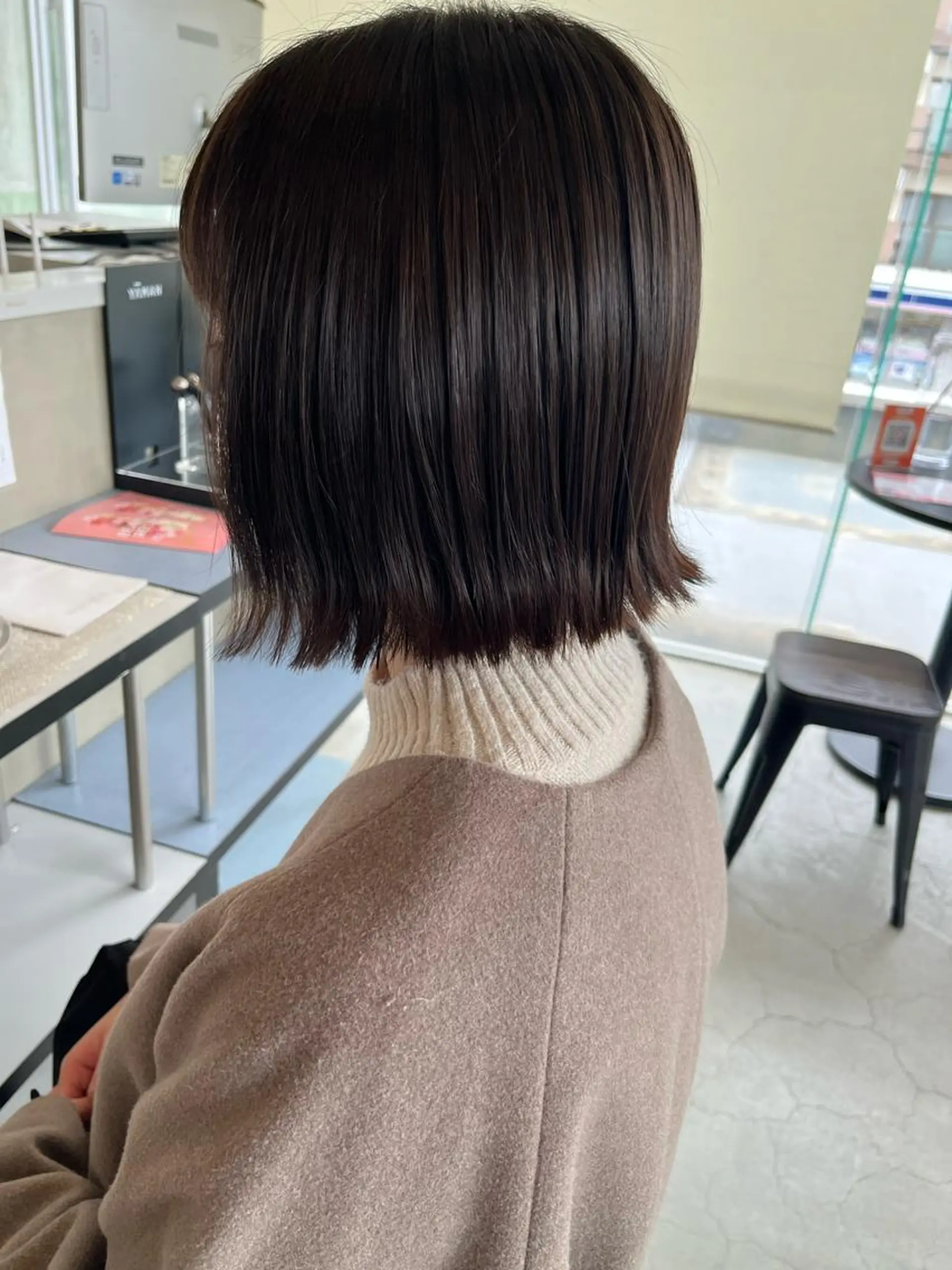 ショート ボブ カット 渡辺 優のヘアスタイル