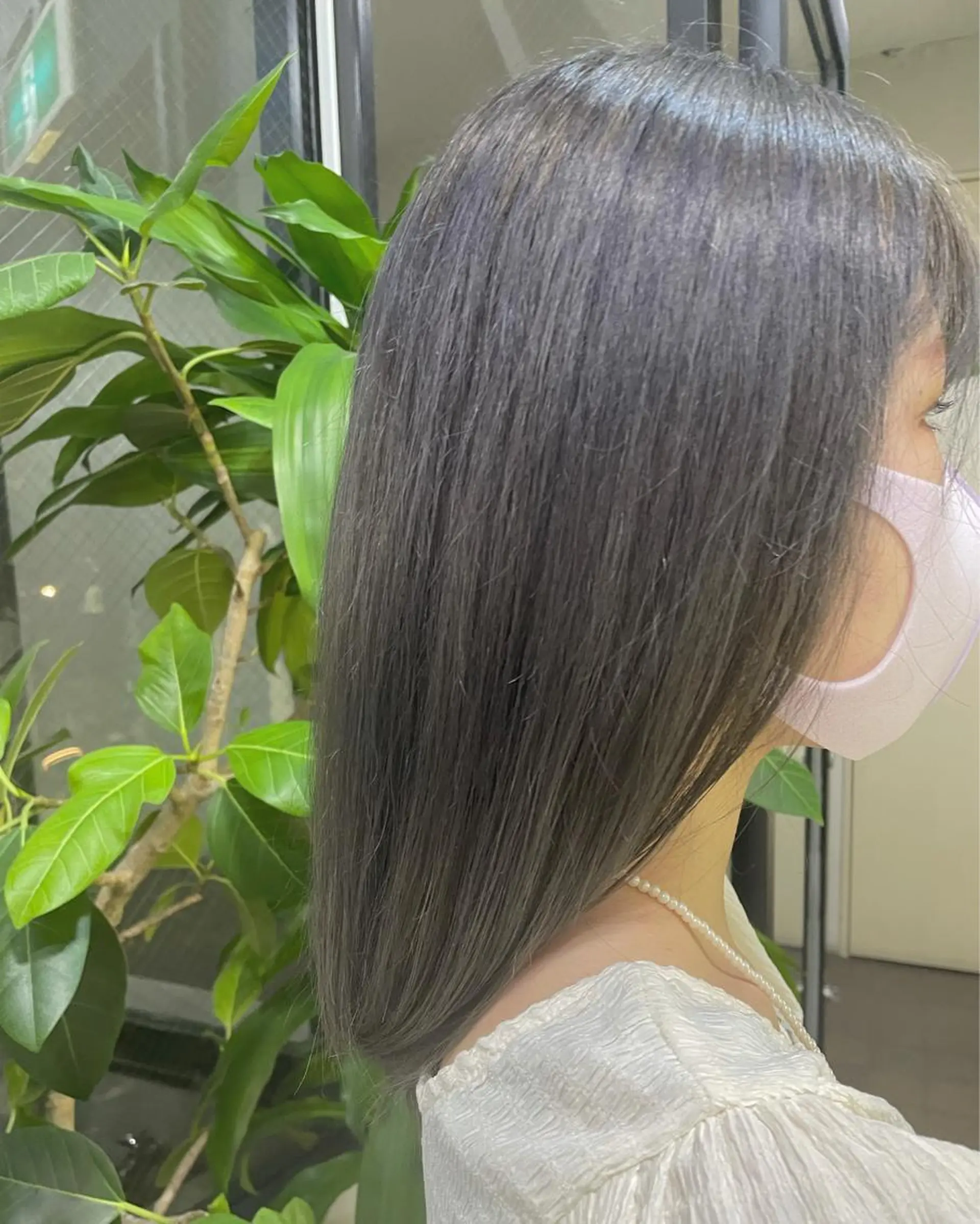 セミロング クスカワ ノリエのヘアスタイル
