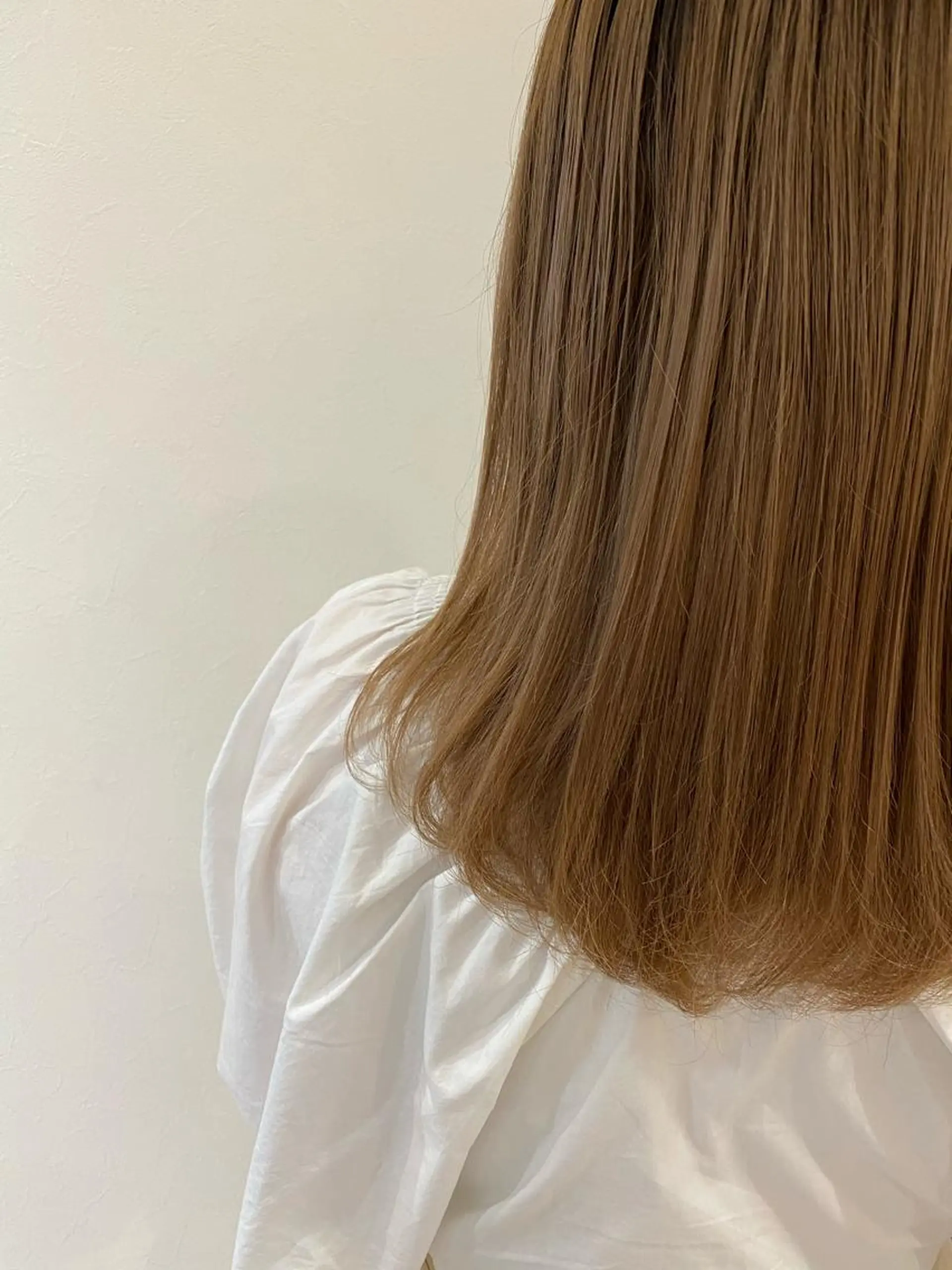 セミロング カラー ブリーチ ブラウンカラー 透明感カラー blau hair and care所属・blau✨ misatoのヘアスタイル