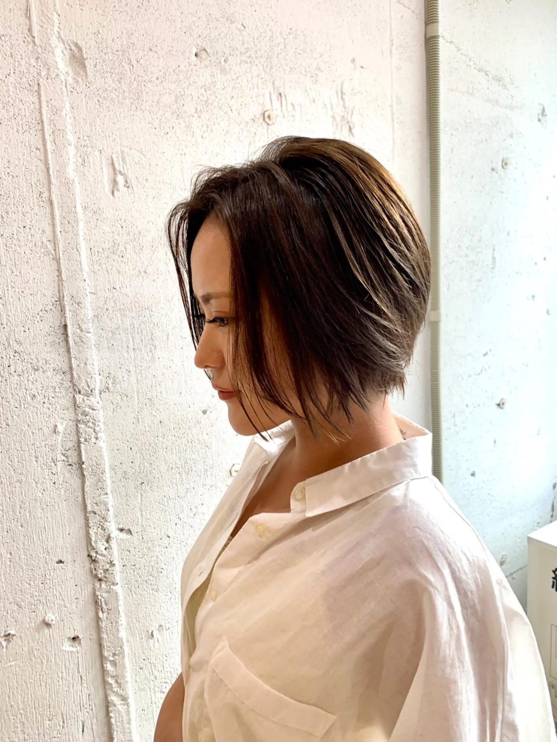 ショート カラー ショートヘア カット 💛丁寧さNo.🥇 🧸片山智裕💛のヘアスタイル