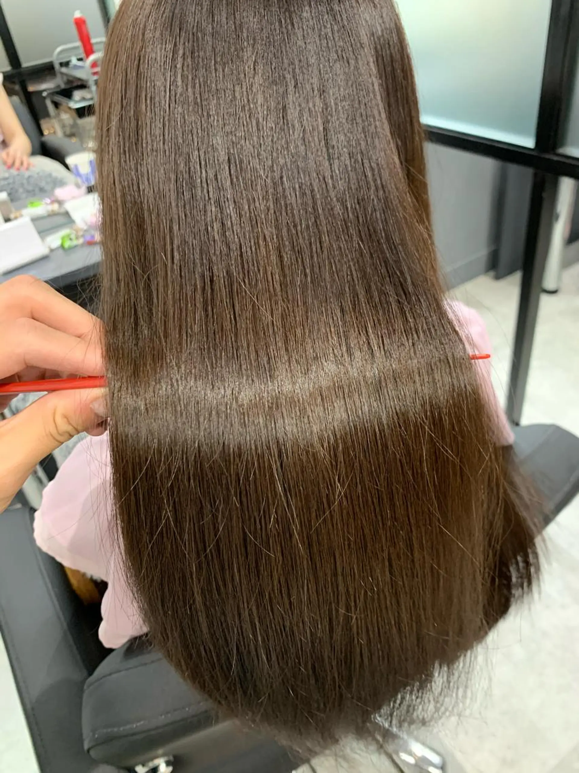 ロング KOKUA/髪質改善 艶髪縮毛矯正のヘアスタイル