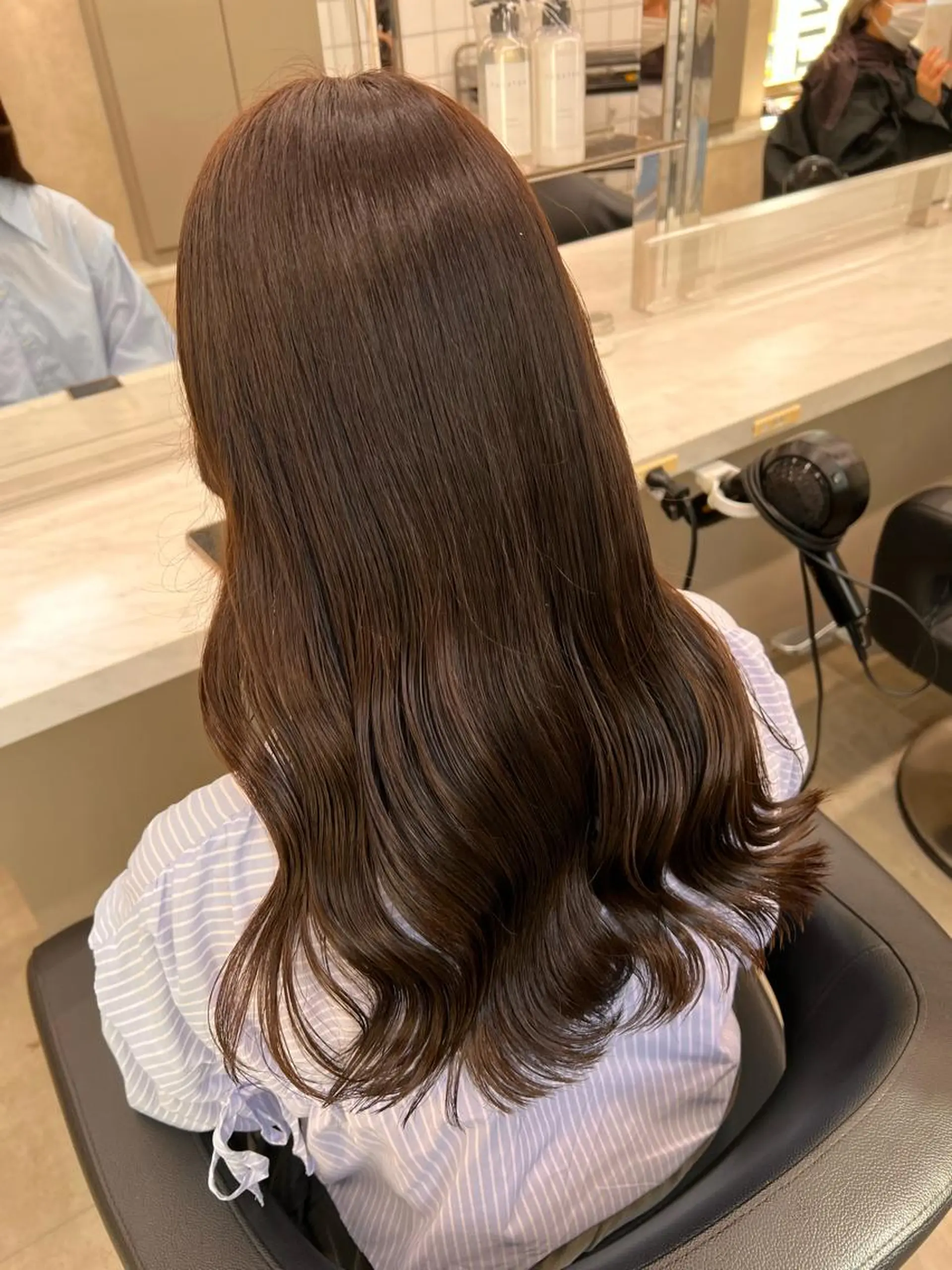 セミロング 💖札幌カラー 指名No.1💖玲奈のヘアスタイル