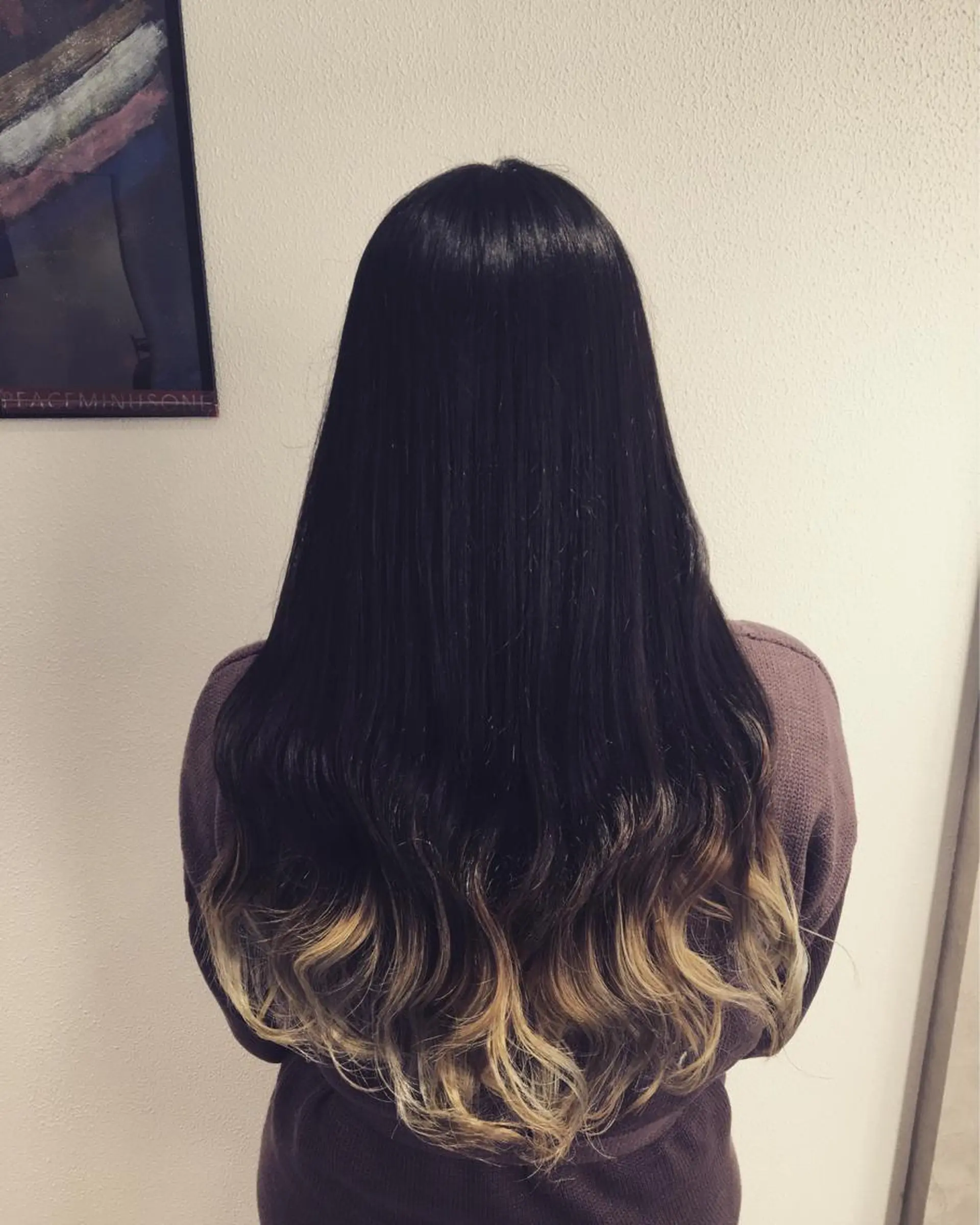 ロング カラー グラデーションカラー ヘアカラー セレーネ心斎橋店 SHINTANIのヘアスタイル