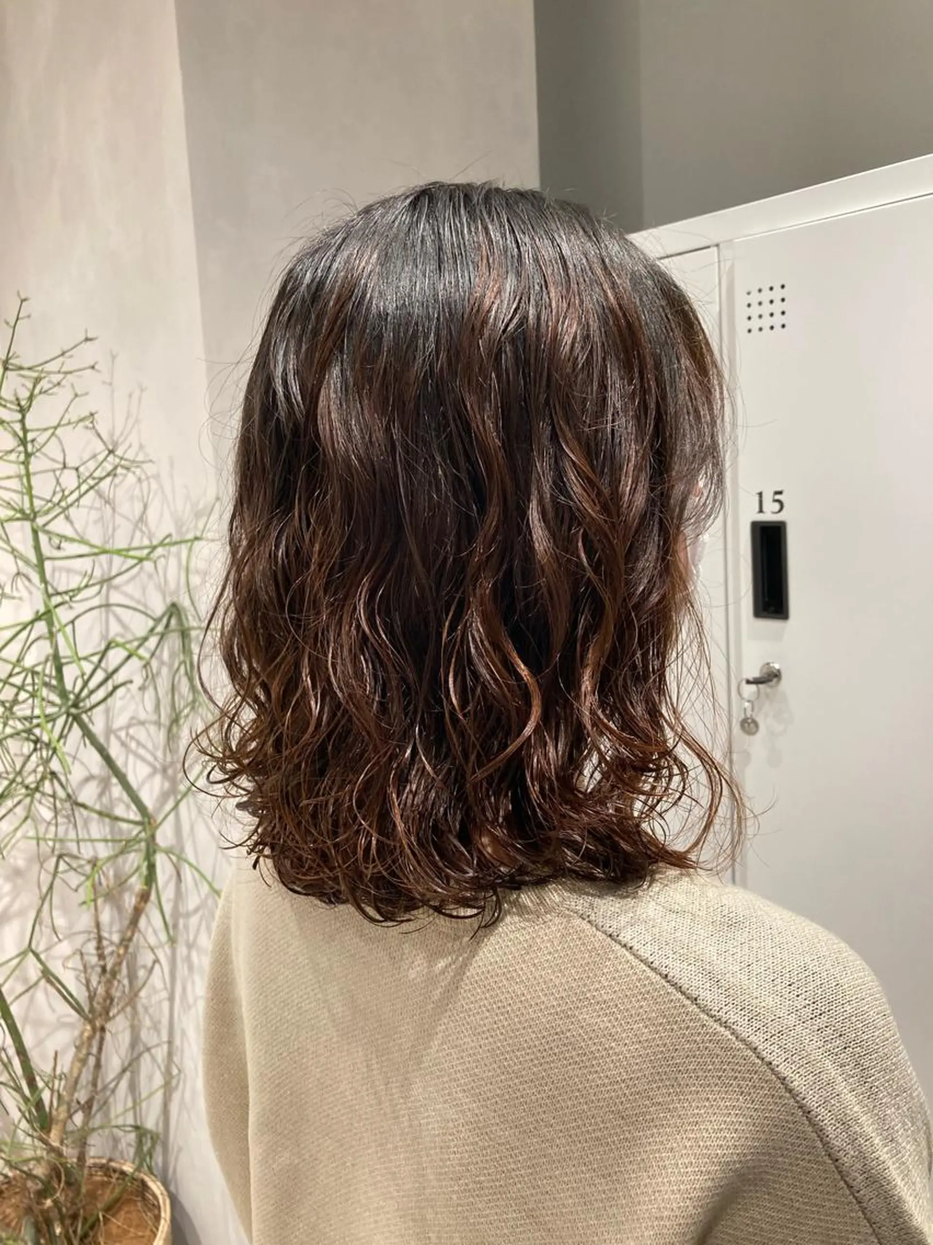 セミロング パーマ カット パーマ トリートメント ✳️ウルフ/メンズ/ スパイラルパーマ✳️のヘアスタイル