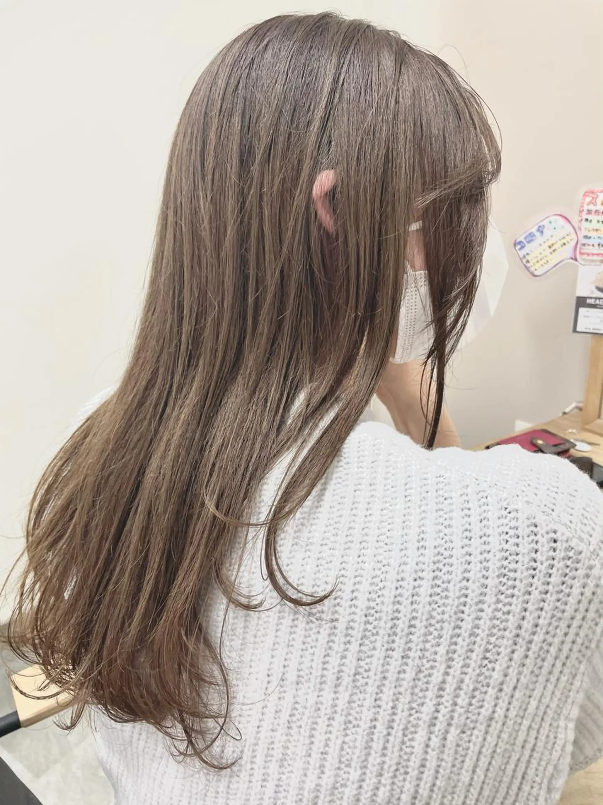 ロング カラー 肌に馴染む暗髪 梅田・増田のヘアスタイル