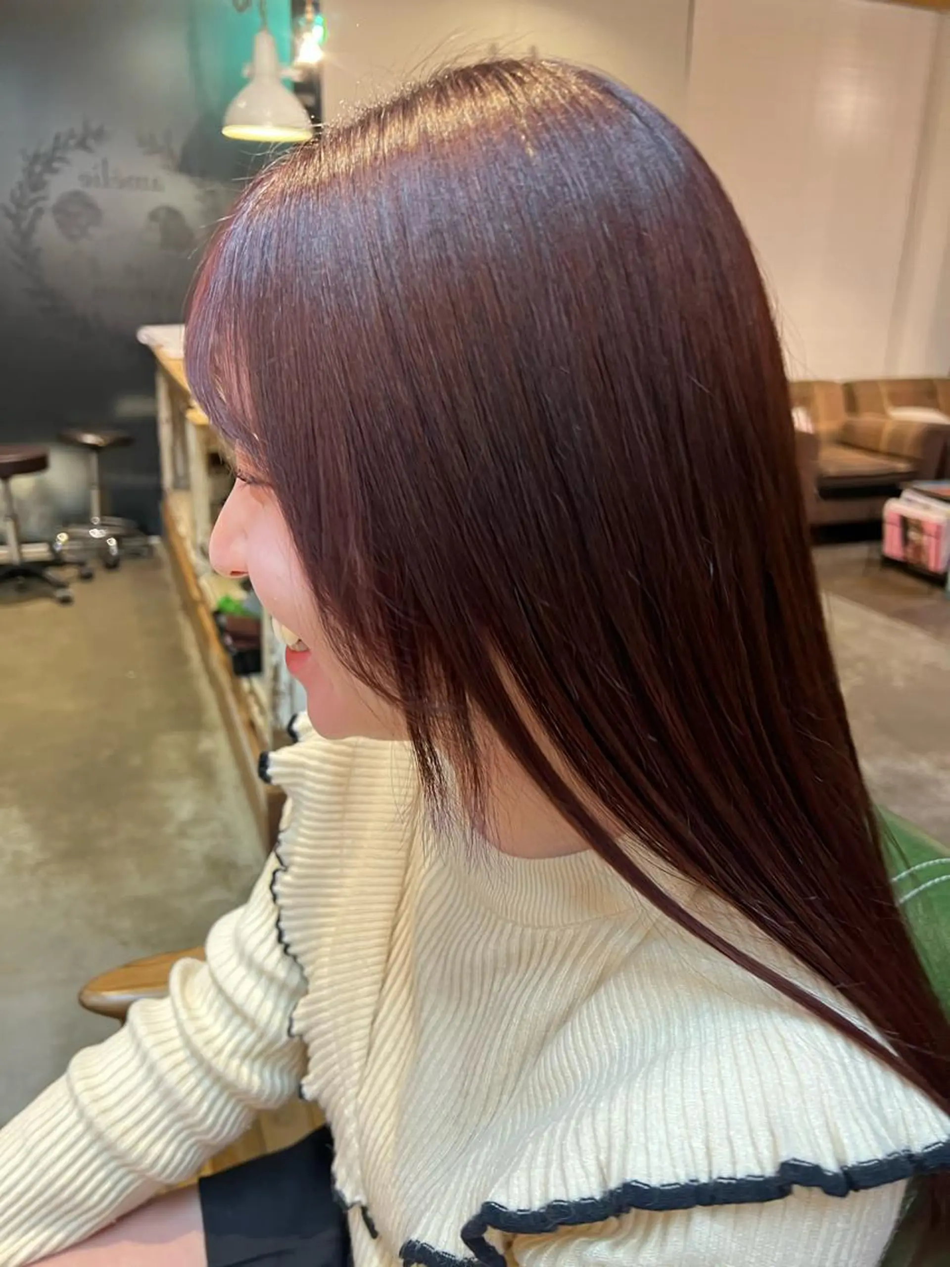 ロング ヘアカラー トリートメント SATO RISAのヘアスタイル