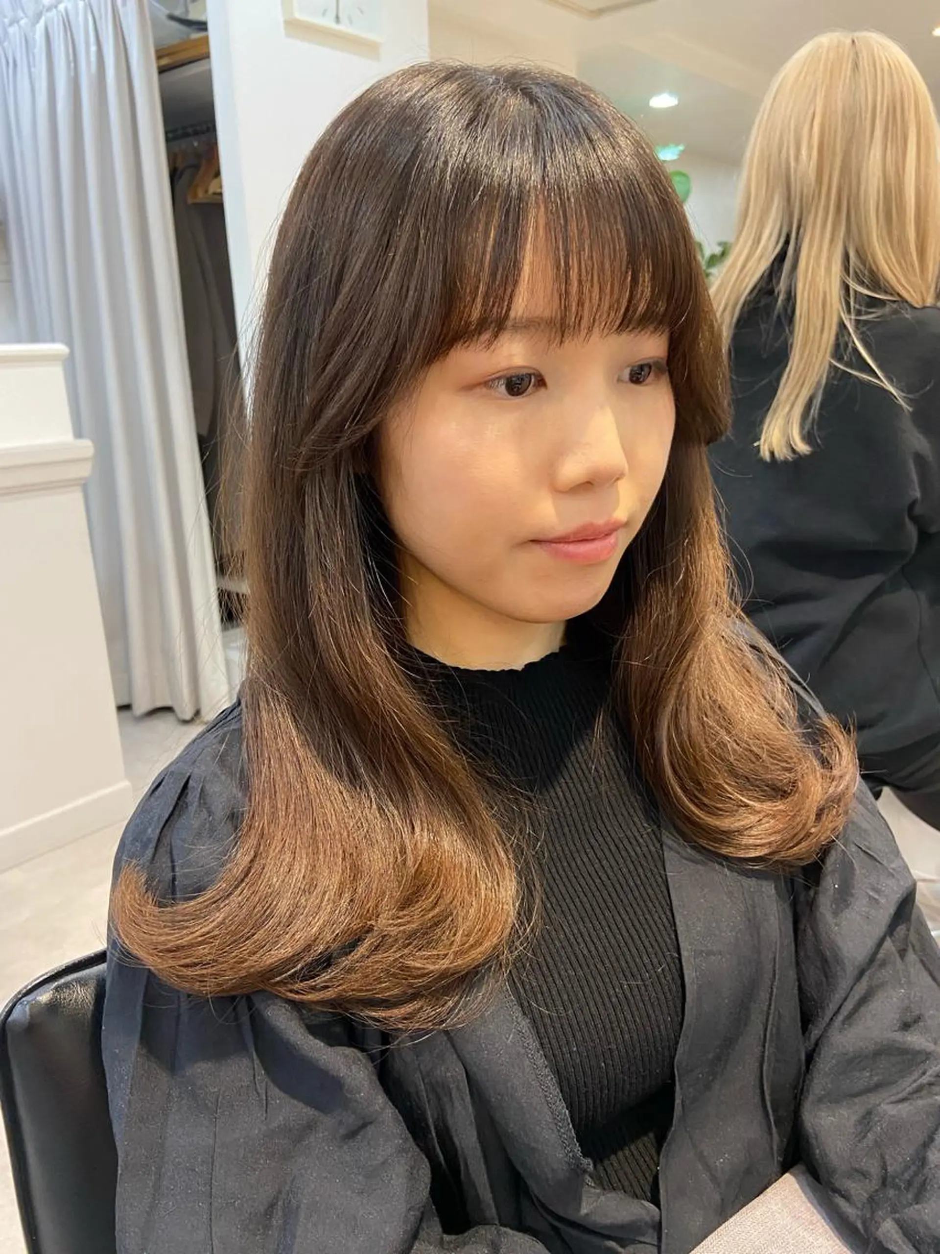 セミロング 山下夕月 ショート🫧ボブのヘアスタイル