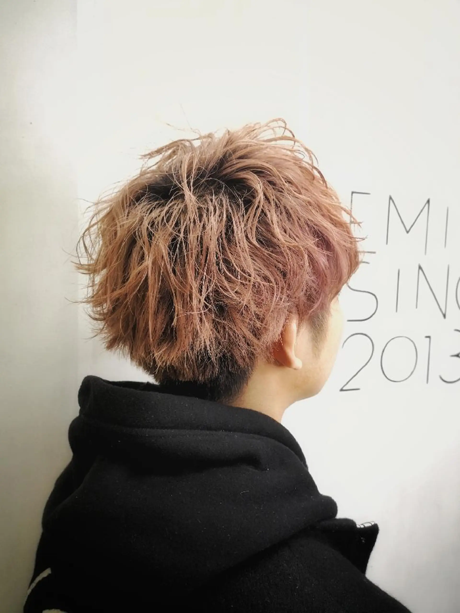 ショート レイヤーカット カット パーマ N°emirai溝口 MG 🌈梶谷龍吾のヘアスタイル