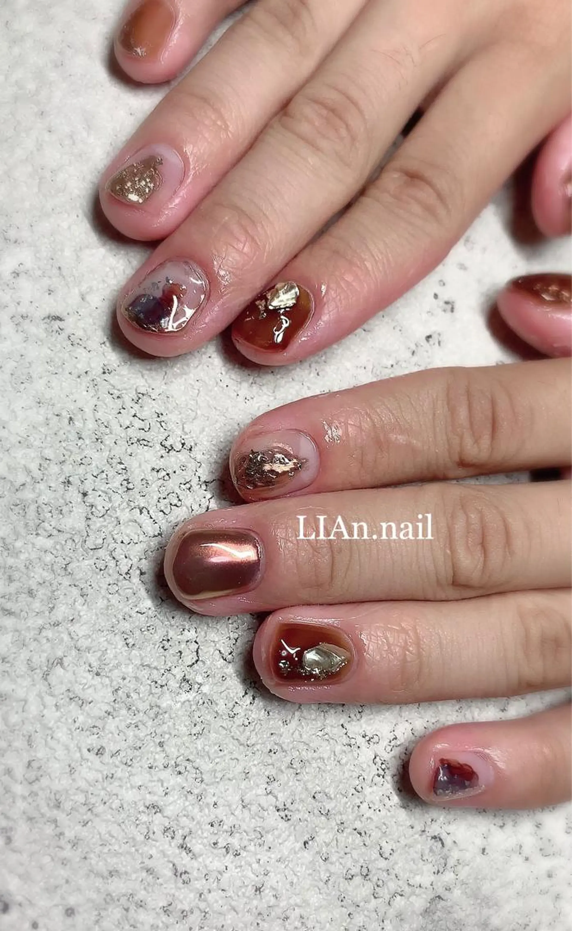 ネイル ショートネイル Lian nailのネイルデザイン