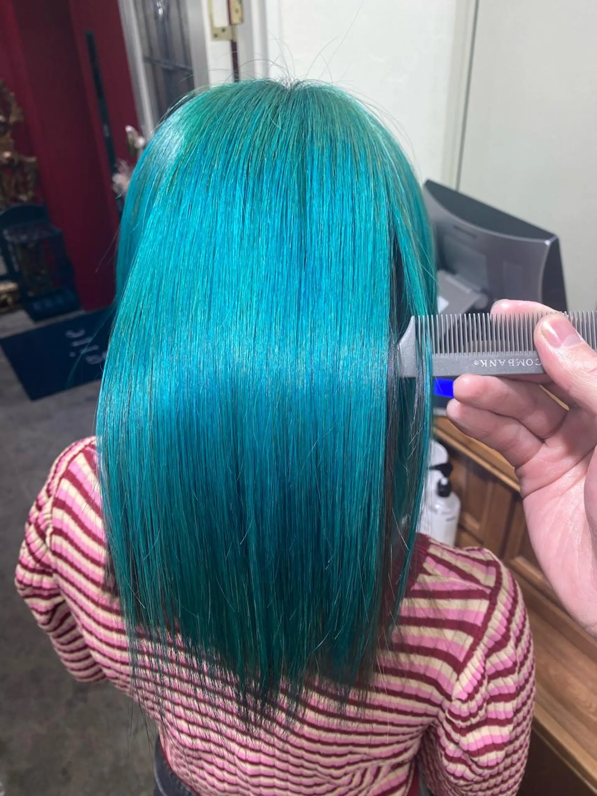 セミロング セミロングパーマ 髪質改善 トリートメント 酸性ストレート 酸熱トリートメント ウルフ/レイヤー /髪質改善　ナユタのヘアスタイル