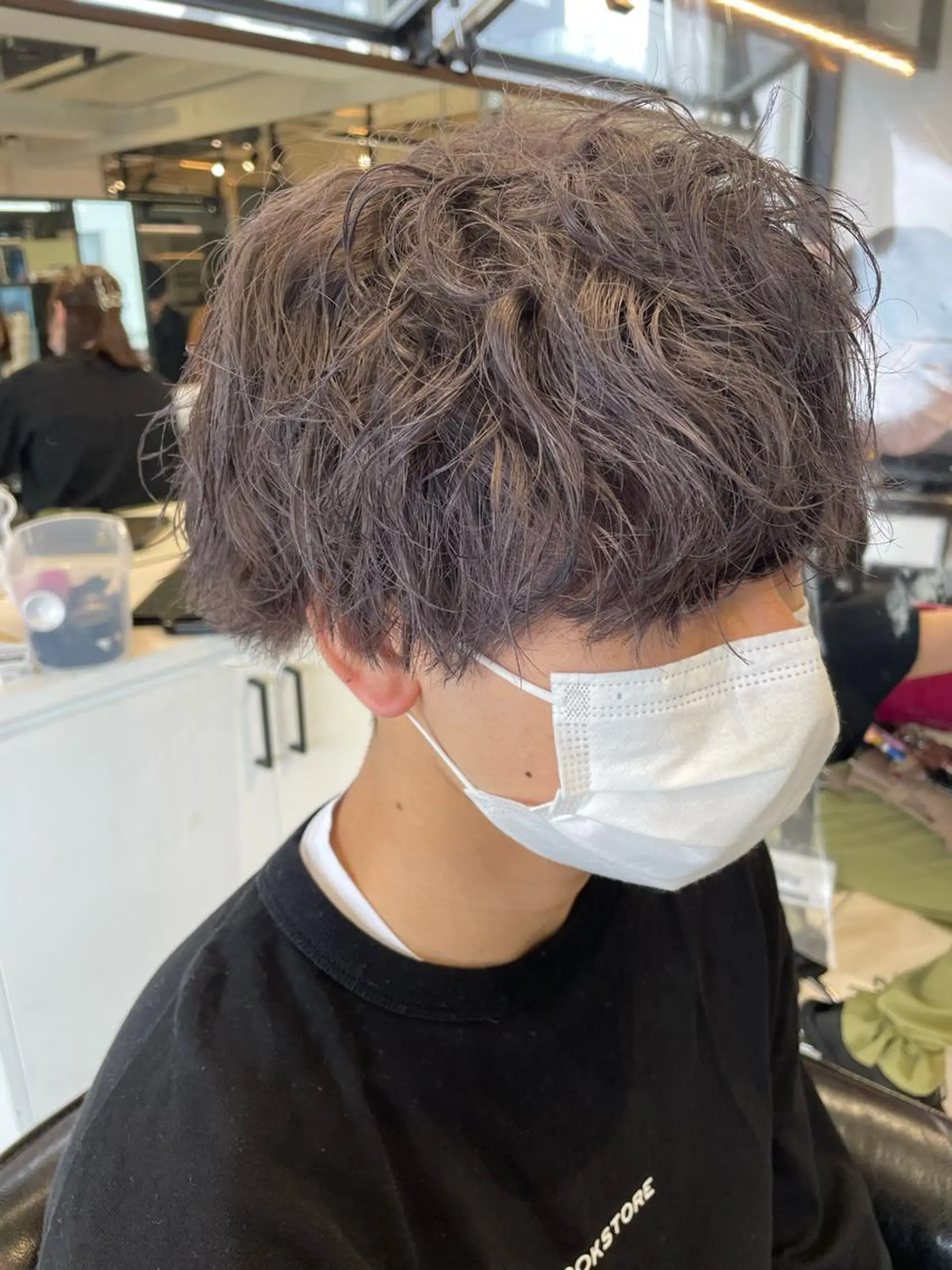 カラー メンズ 大阪美容師 井上智博のヘアスタイル