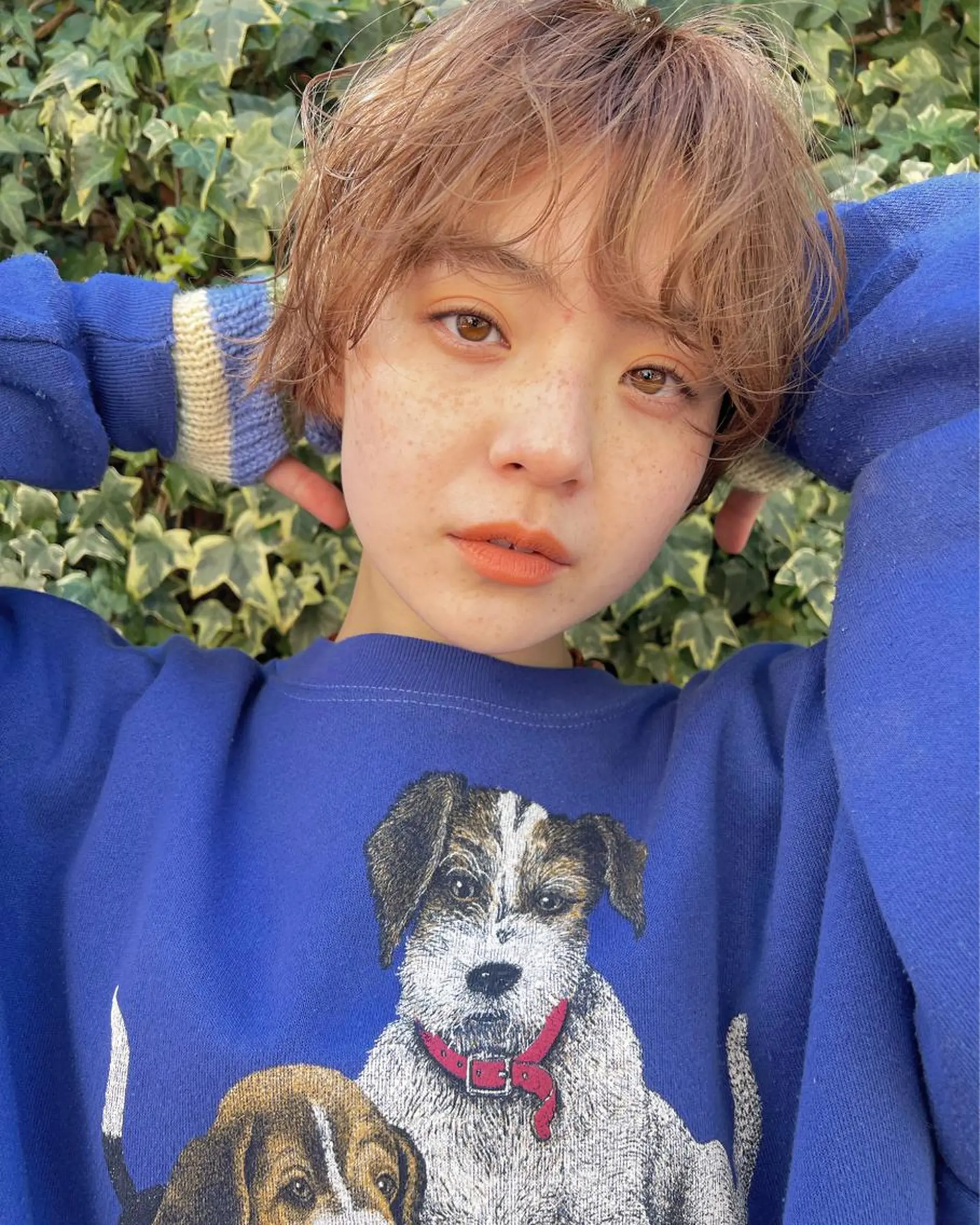 ショート カラー haco＋所属・圧倒的デザイン力 店長🎨RENAのヘアスタイル