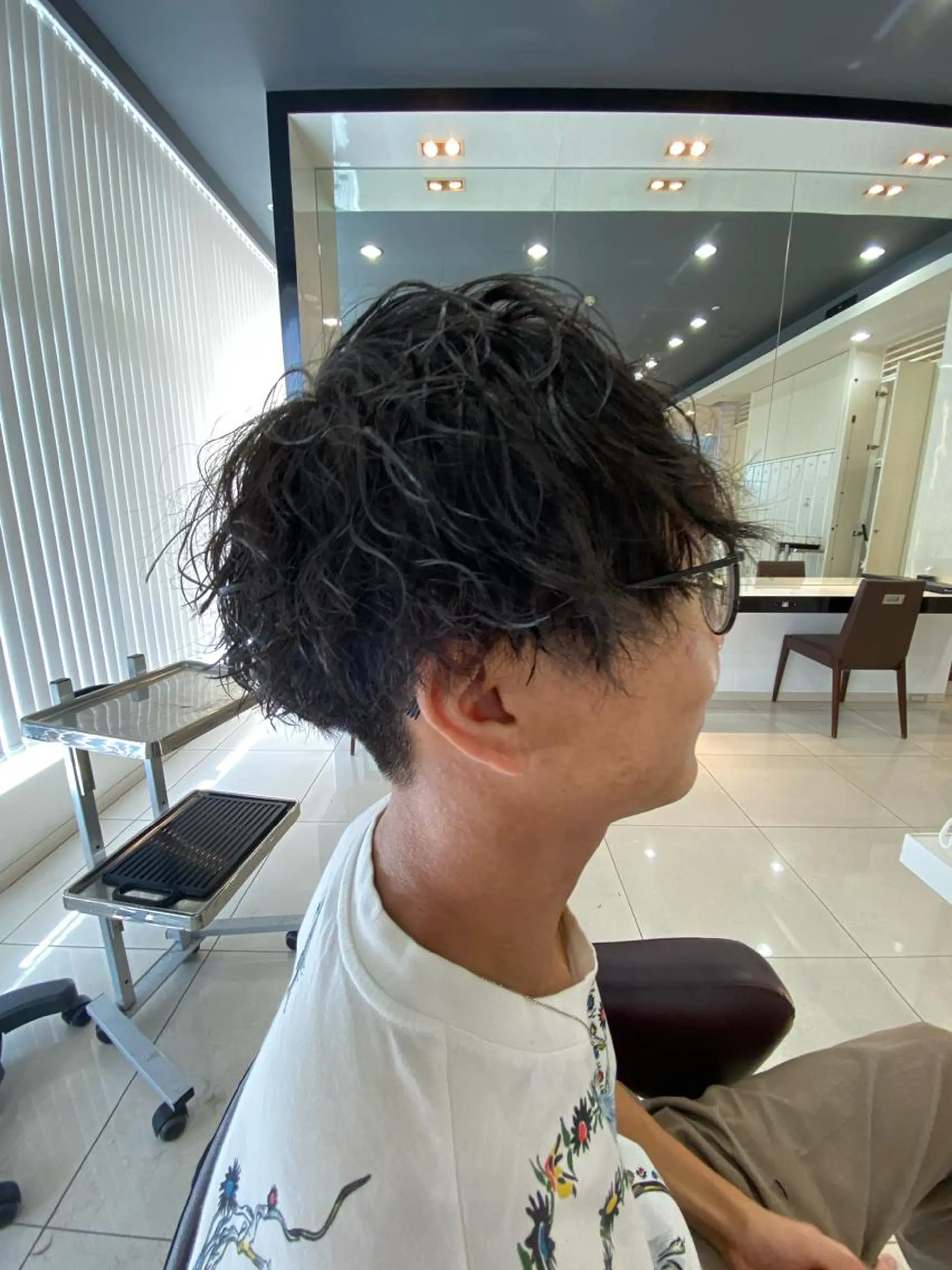 ショート メンズ カット パーマ メンズサロン/戸塚駅 東口3分/冨田大輝のヘアスタイル