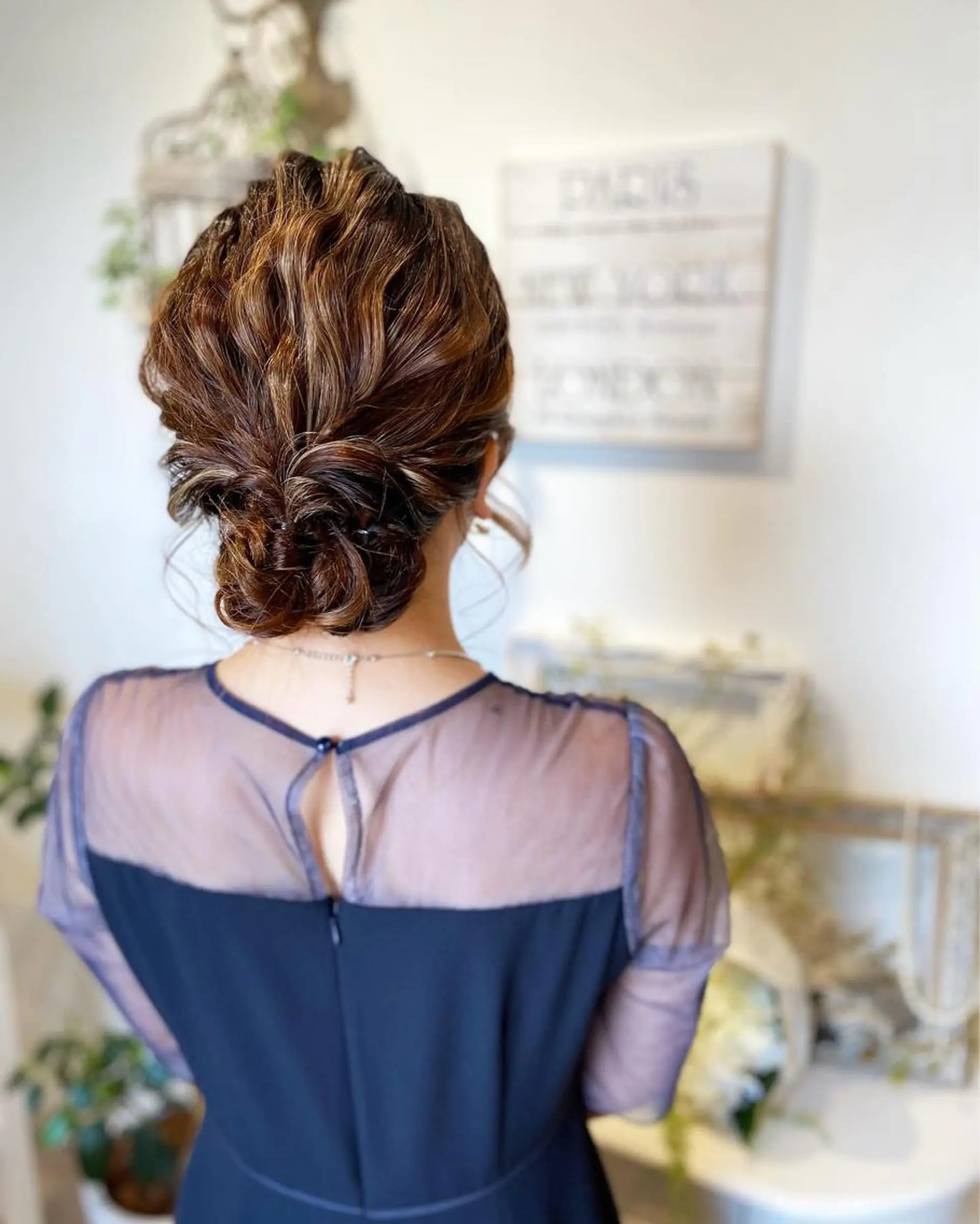 ロング ヘアアレンジ ヘアセット 荒木 ひろかのヘアスタイル