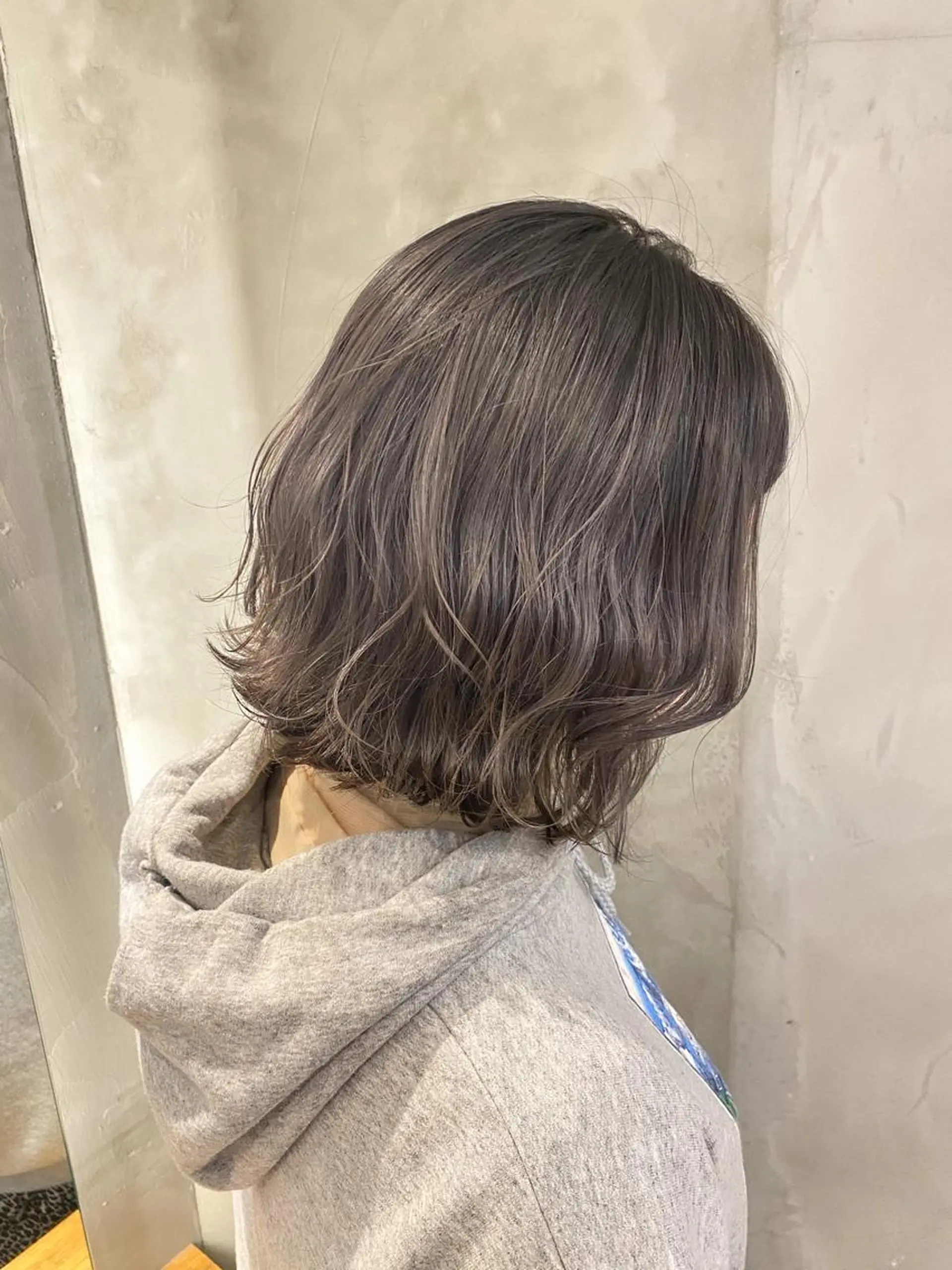 セミロング カット ヘアセット 顔周りカット・相談 レイヤーも◎しずくのヘアスタイル