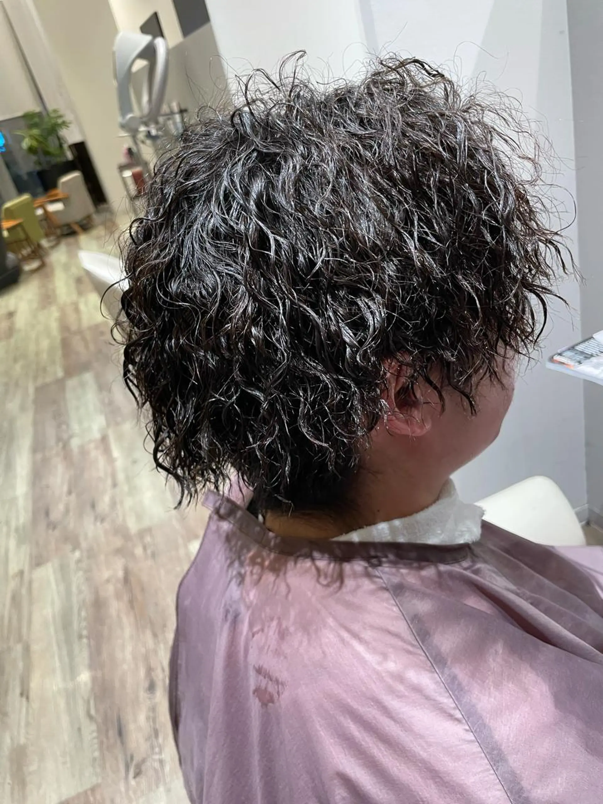 ショート パーマ k-twoたき✨艶感 カラー/美髪矯正のヘアスタイル