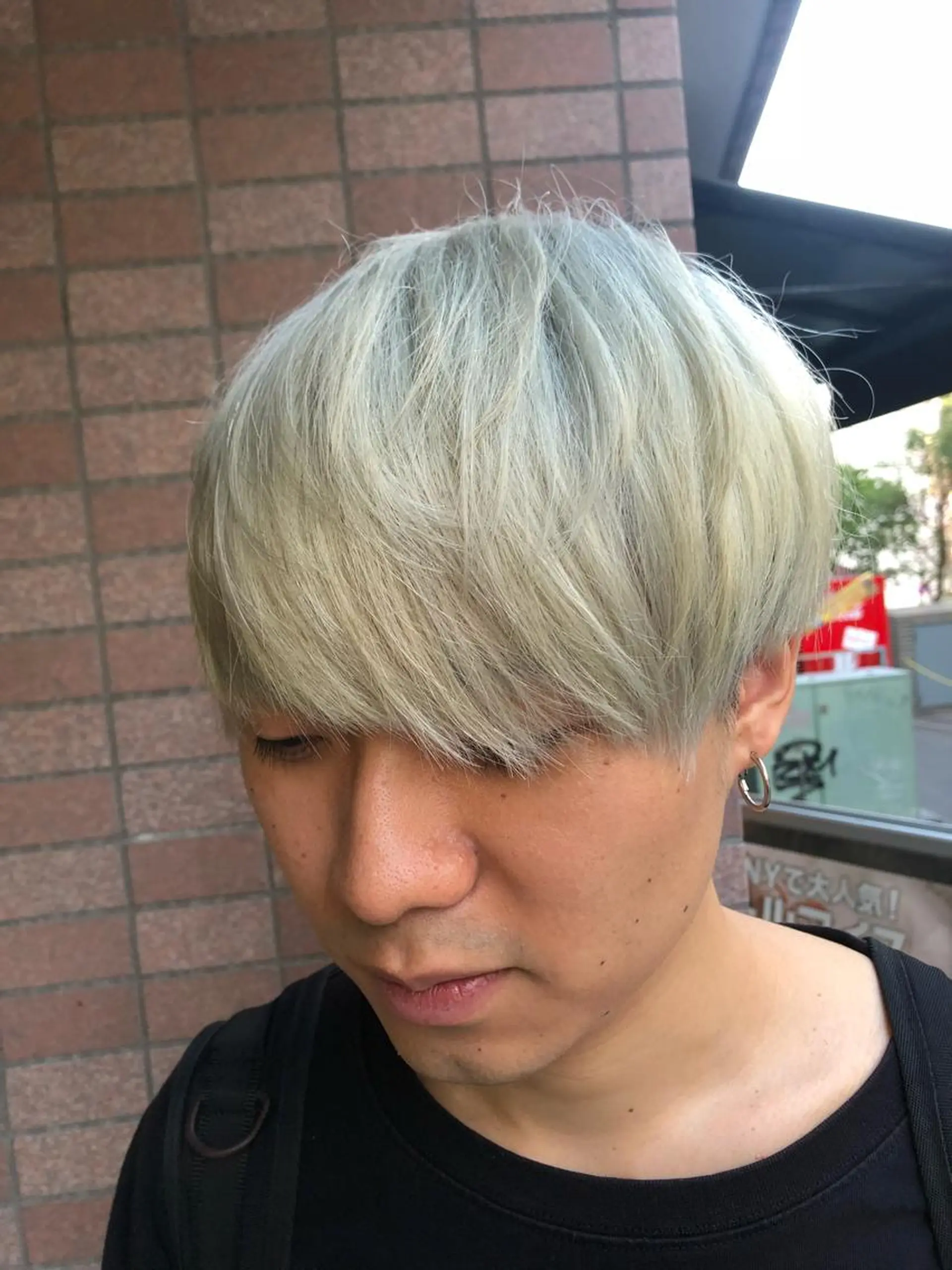 ショート アッシュ ヘアカラー トリートメント 縮毛矯正の達人 ☆　松本のヘアスタイル