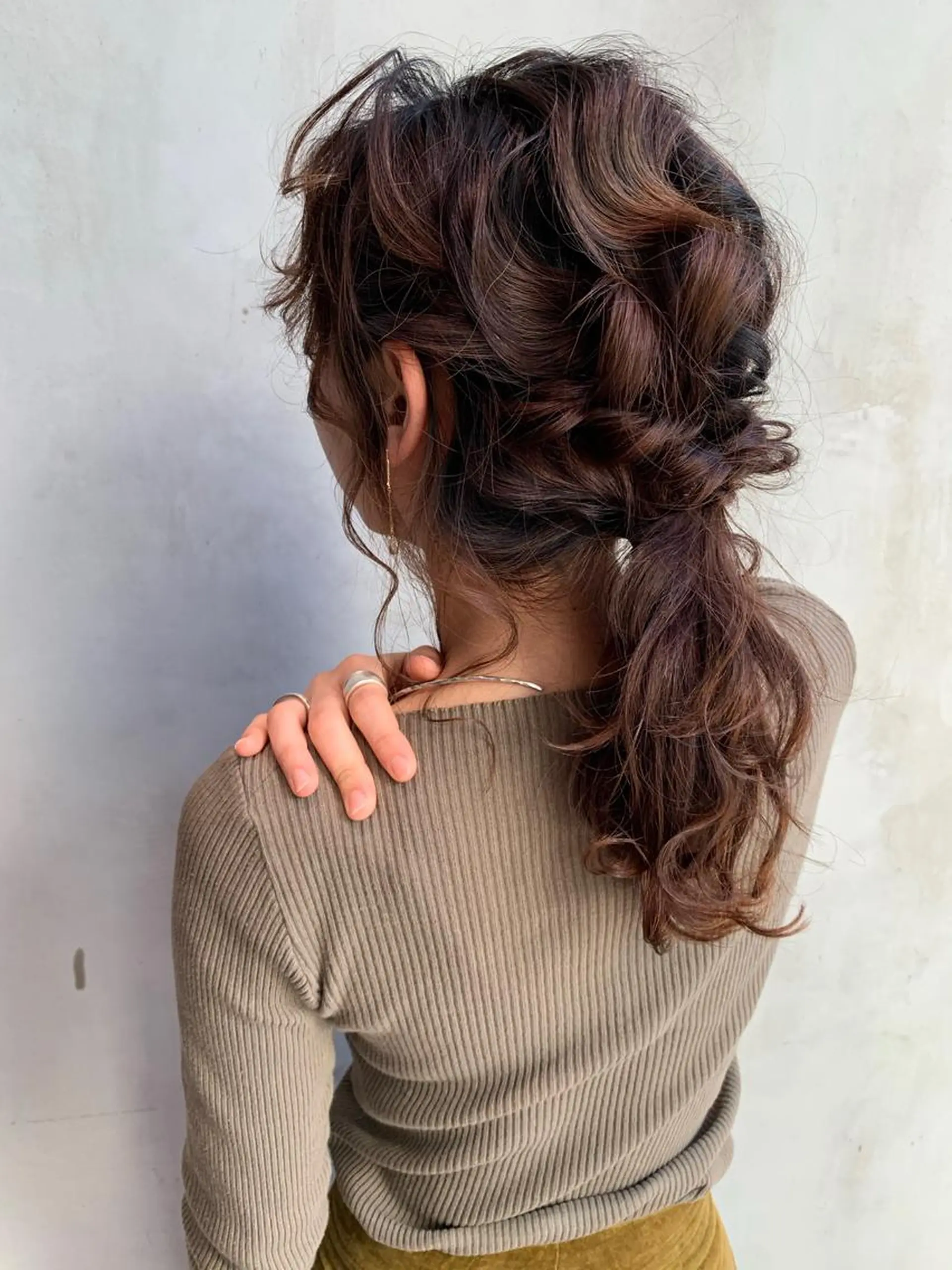 セミロング yui .のヘアスタイル