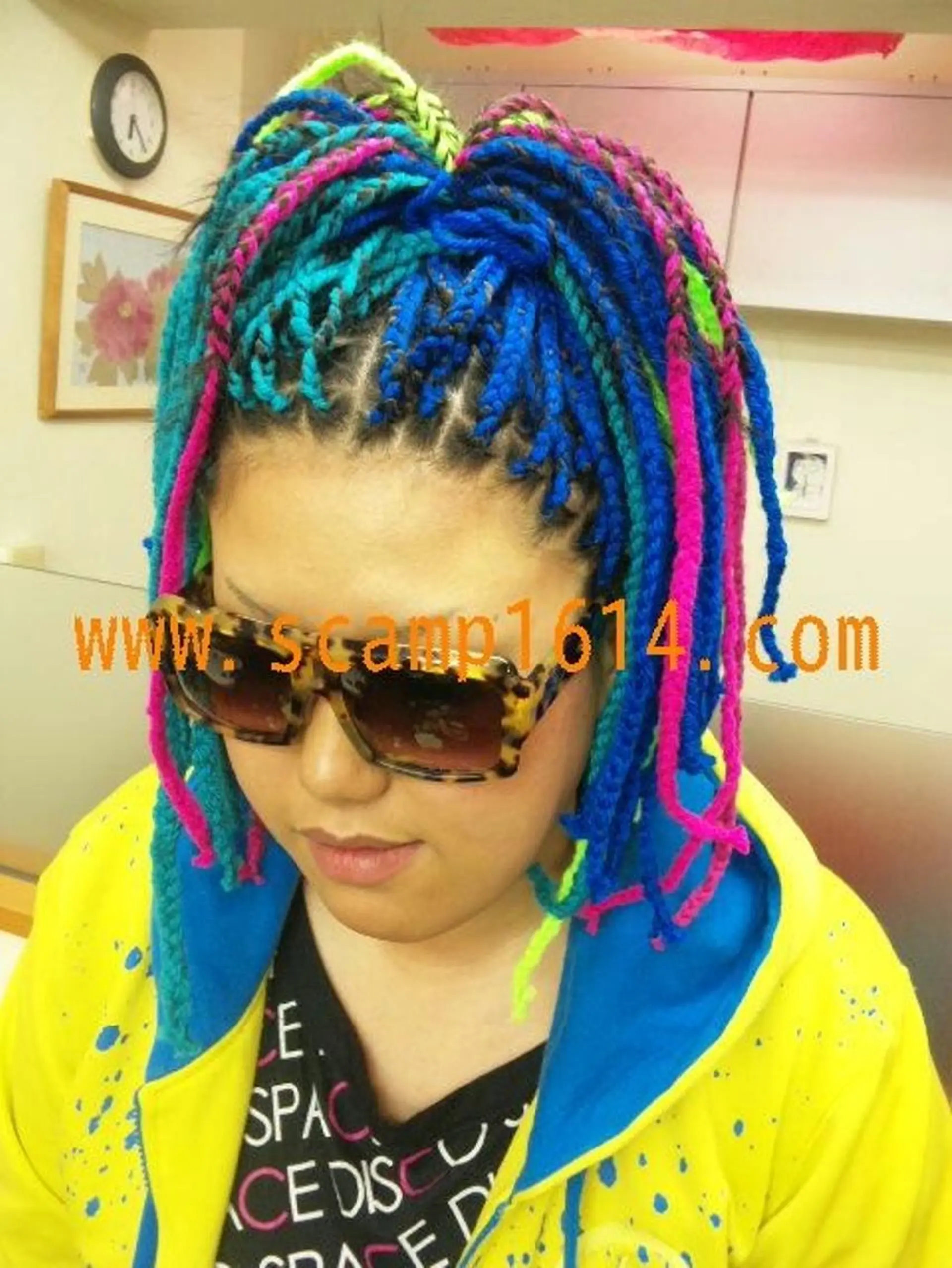 セミロング ヘアアレンジ マツエク・マツパ scamp ★のヘアスタイル