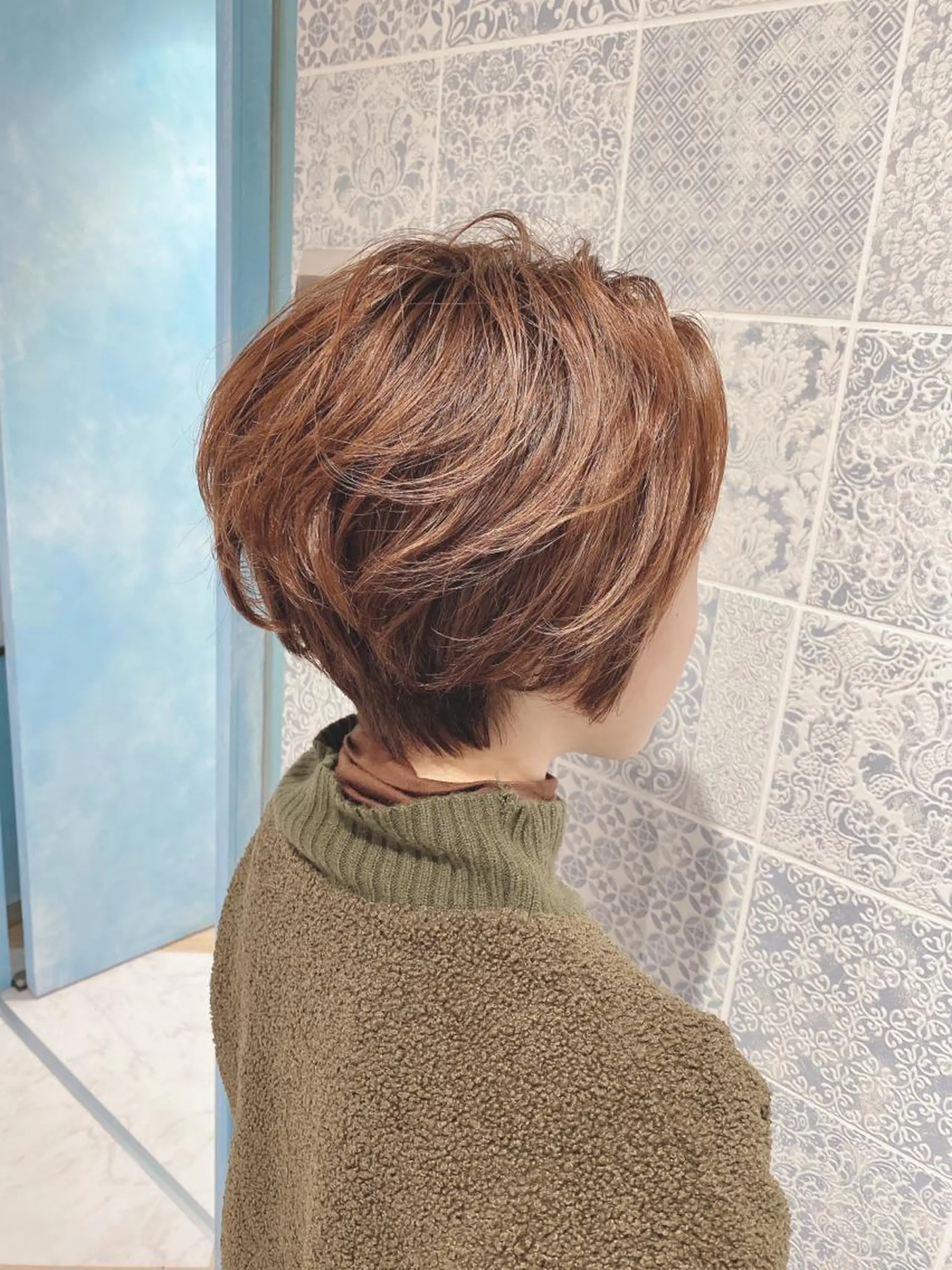 ショート カット ヘアカラー トリートメント lond strada所属・🌟モテ髪ショート 🌟店長 津賀涼のヘアスタイル