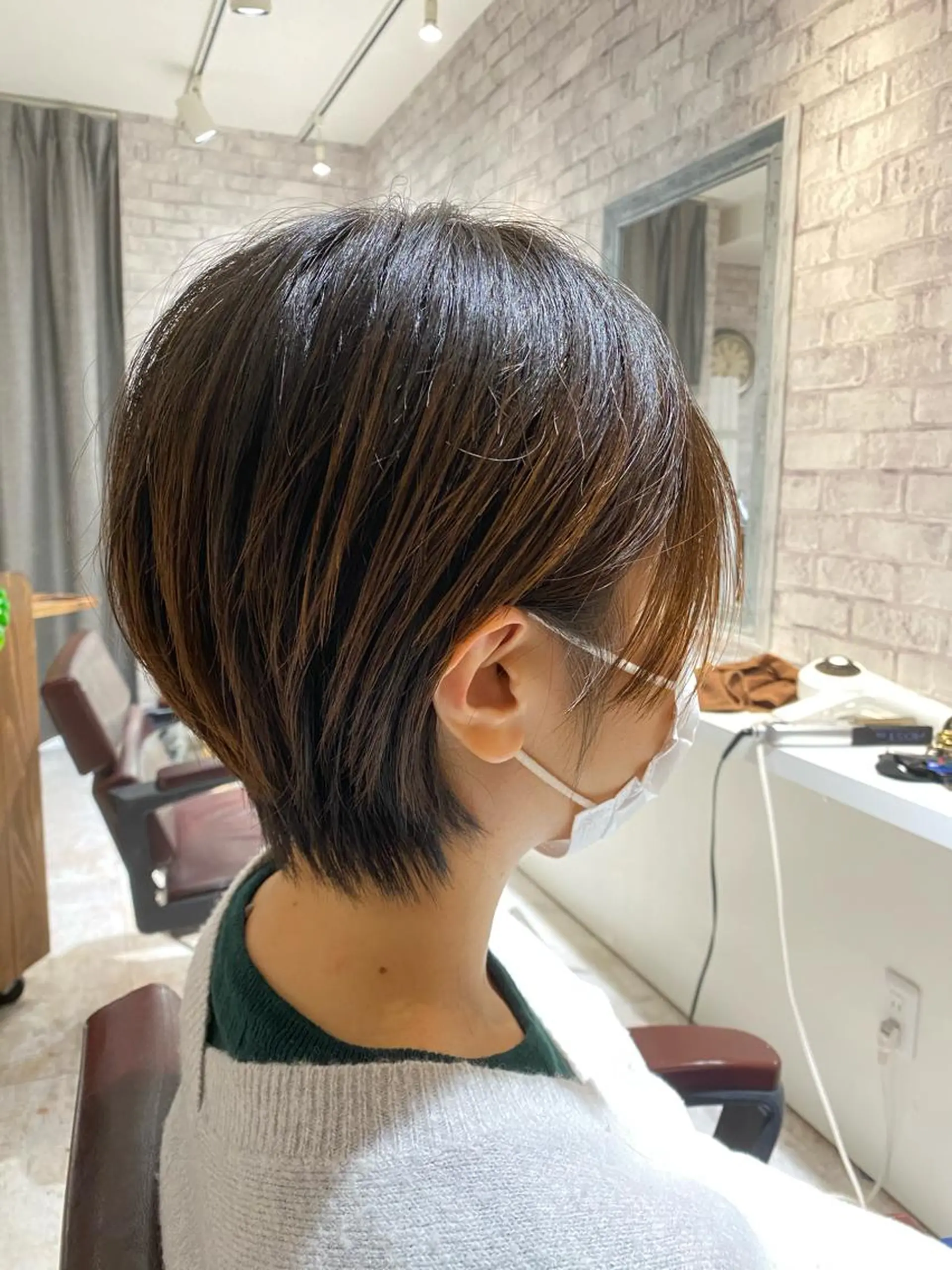 ショート カット ヘアカラー トリートメント ［パサつき改善］＊ 髪質改善ケアサロン＊のヘアスタイル