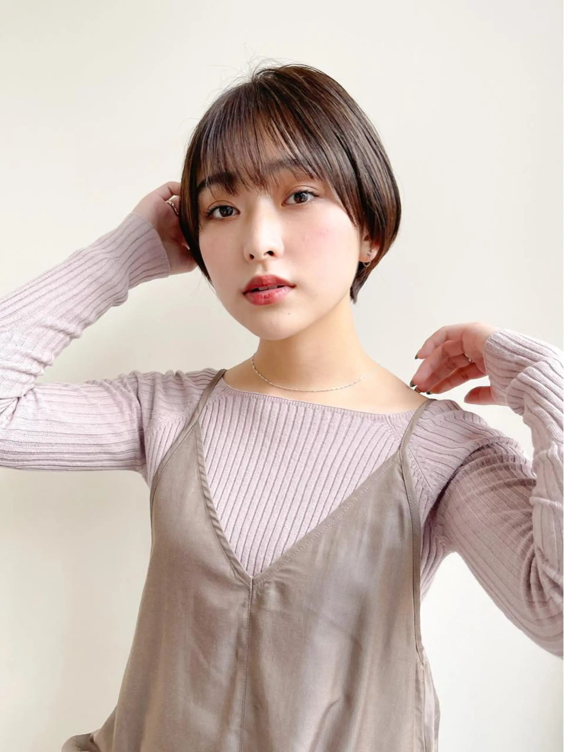 ショート カット ヘアカラー トリートメント イメチェンカット✂️ 錦糸町佐藤店長のヘアスタイル