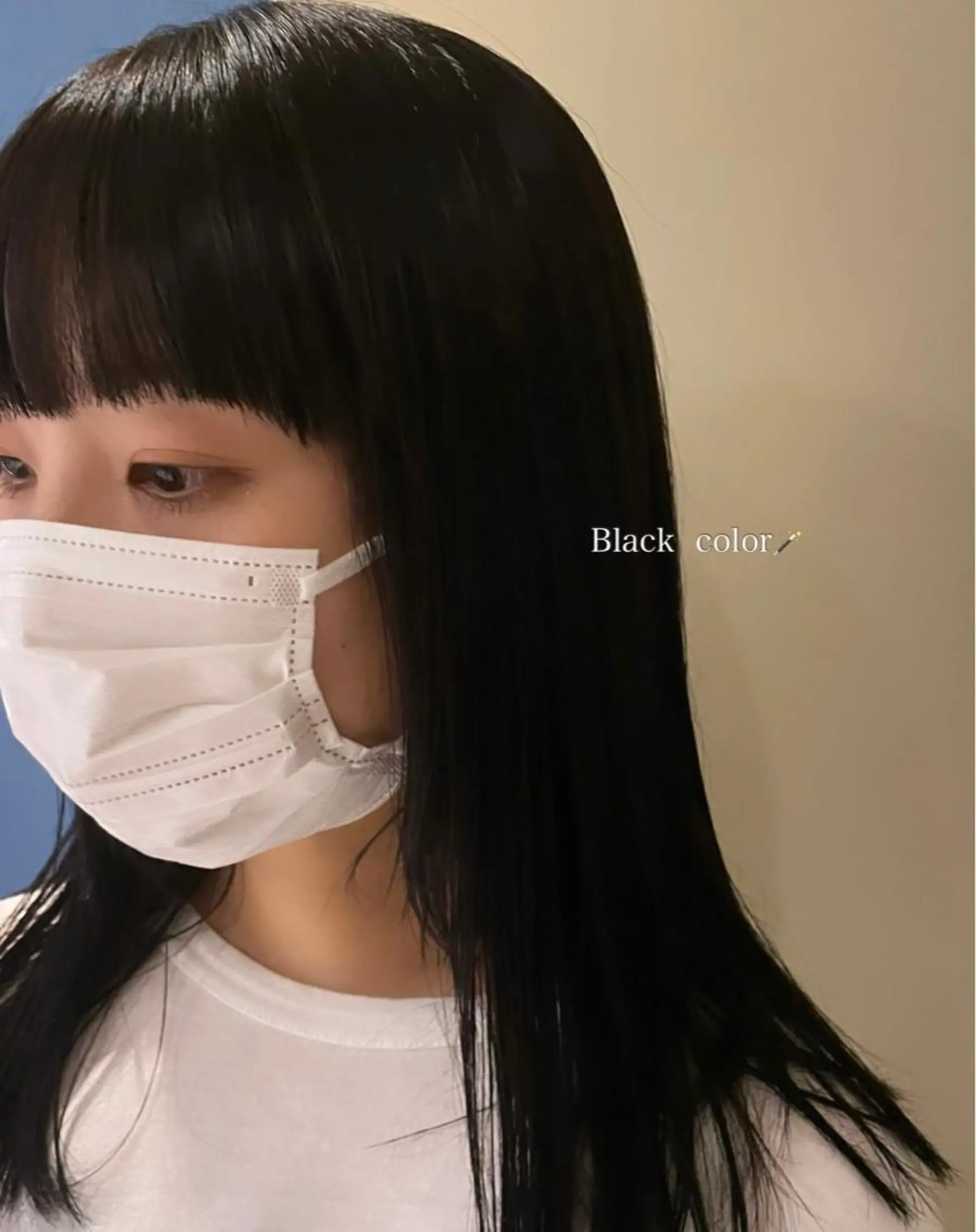 カラー 黒髪 🫧透明感カラー🫧 Anjuのヘアスタイル