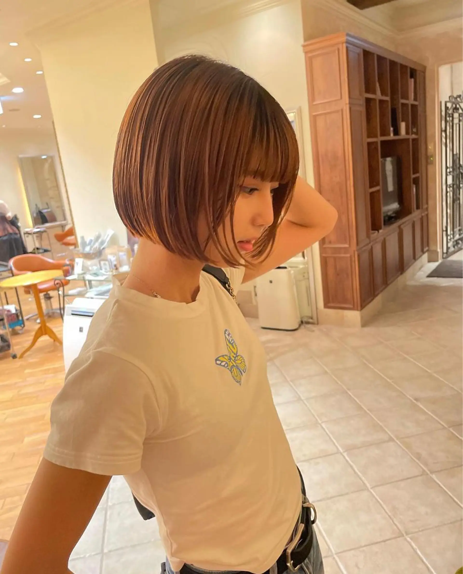 ショート ボブ ボブ ホノカのヘアスタイル