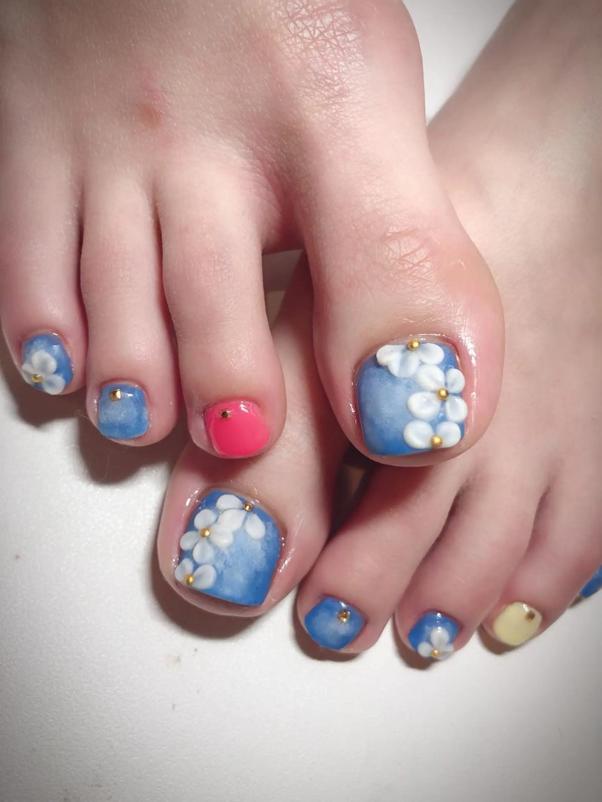 ネイル フラワーネイル フットネイル フットネイル * haruのネイルデザイン