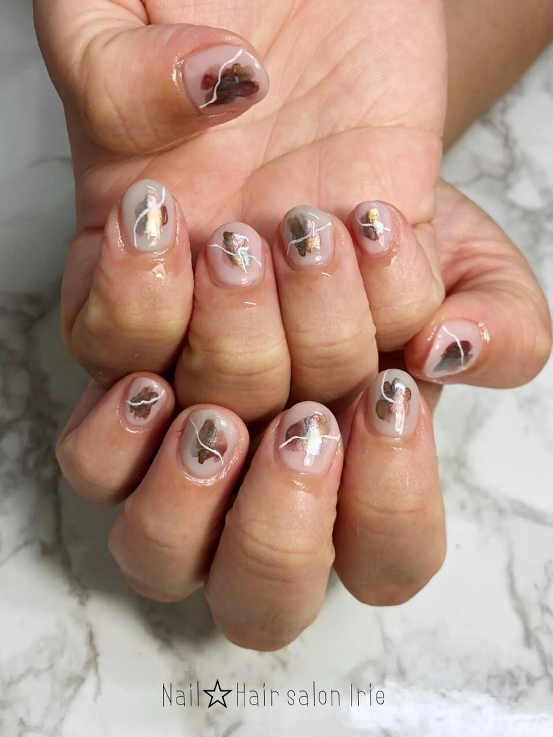 ネイル ハンドネイル Hair salon Irie所属・與儀 知佳のネイルデザイン