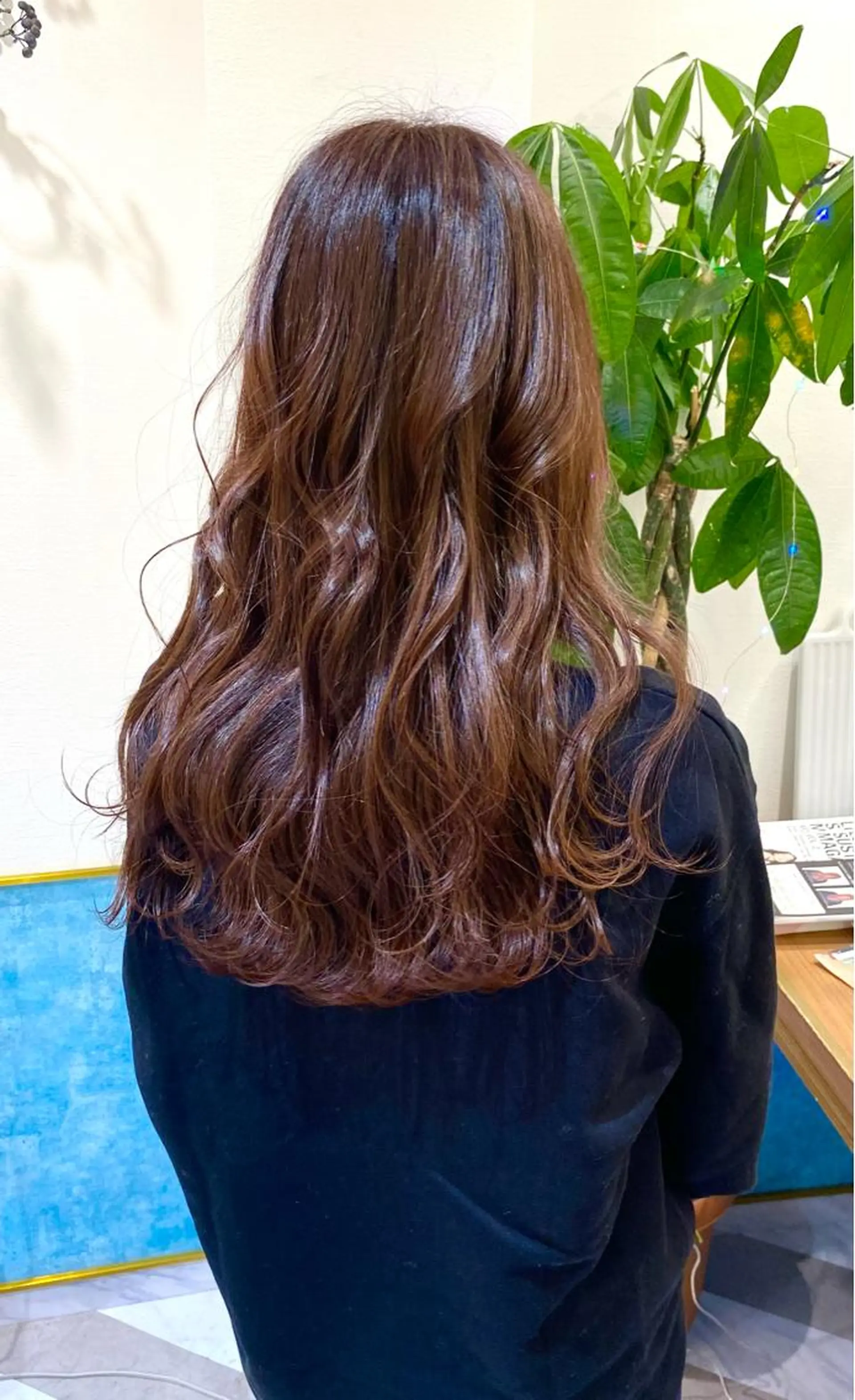 ロング カット 縮毛矯正 トリートメント ‎🤍髪質改善‎🤍 レイヤーカット‎🤍のヘアスタイル