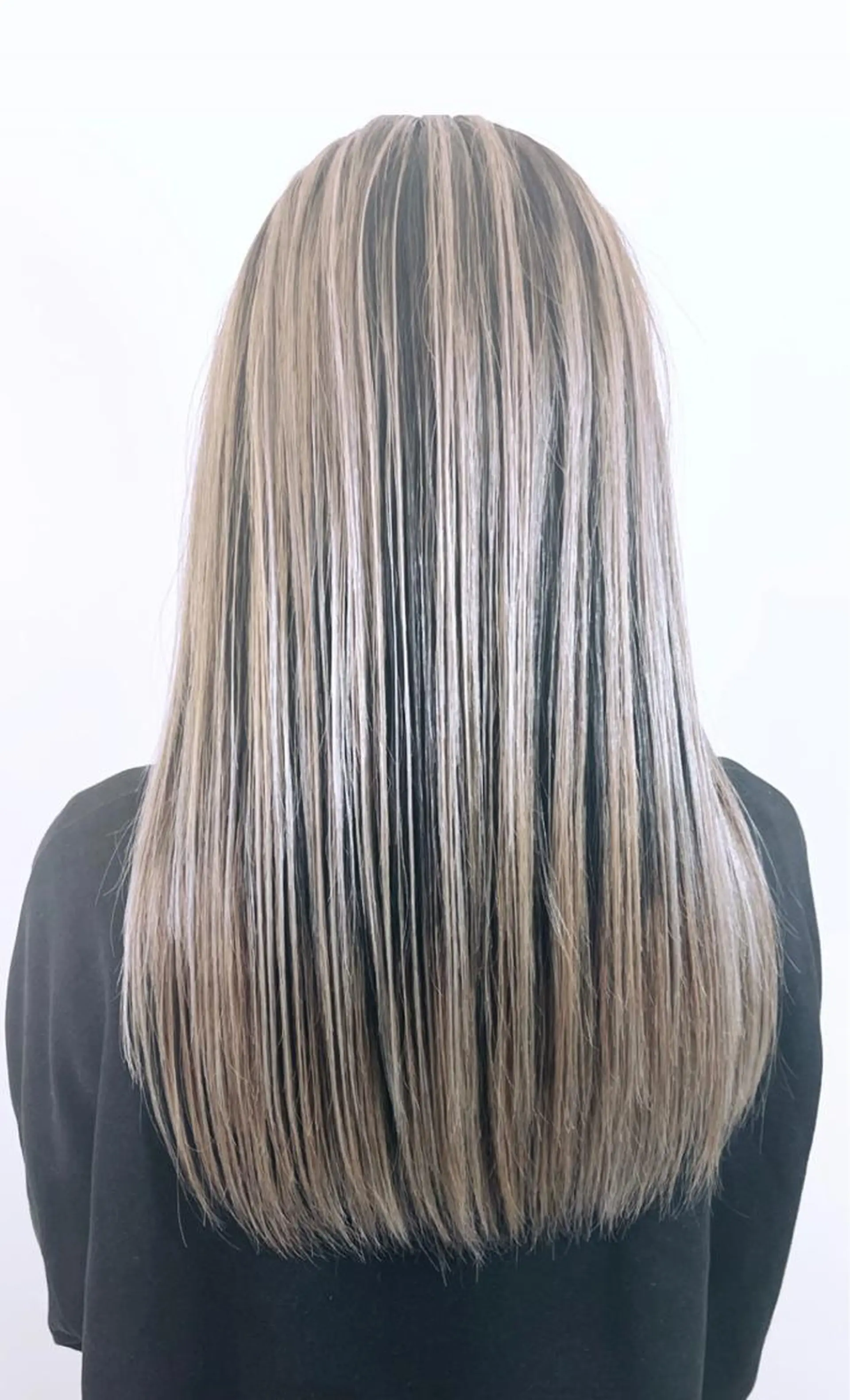 ロング ヘアカラー トリートメント 家田 竜のヘアスタイル