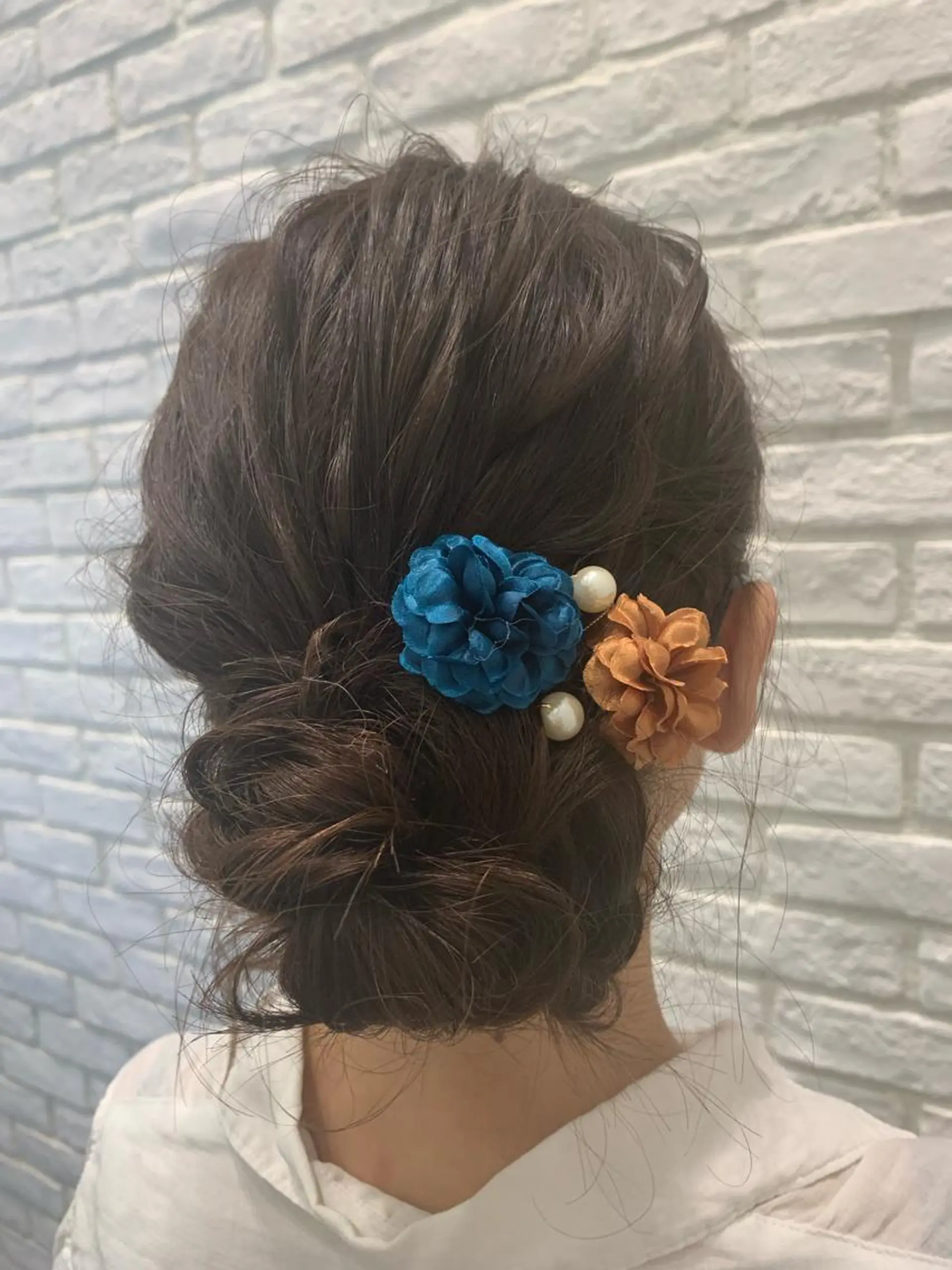 ロング ヘアアレンジ ヘアセット ミドウチ アヤカのヘアスタイル