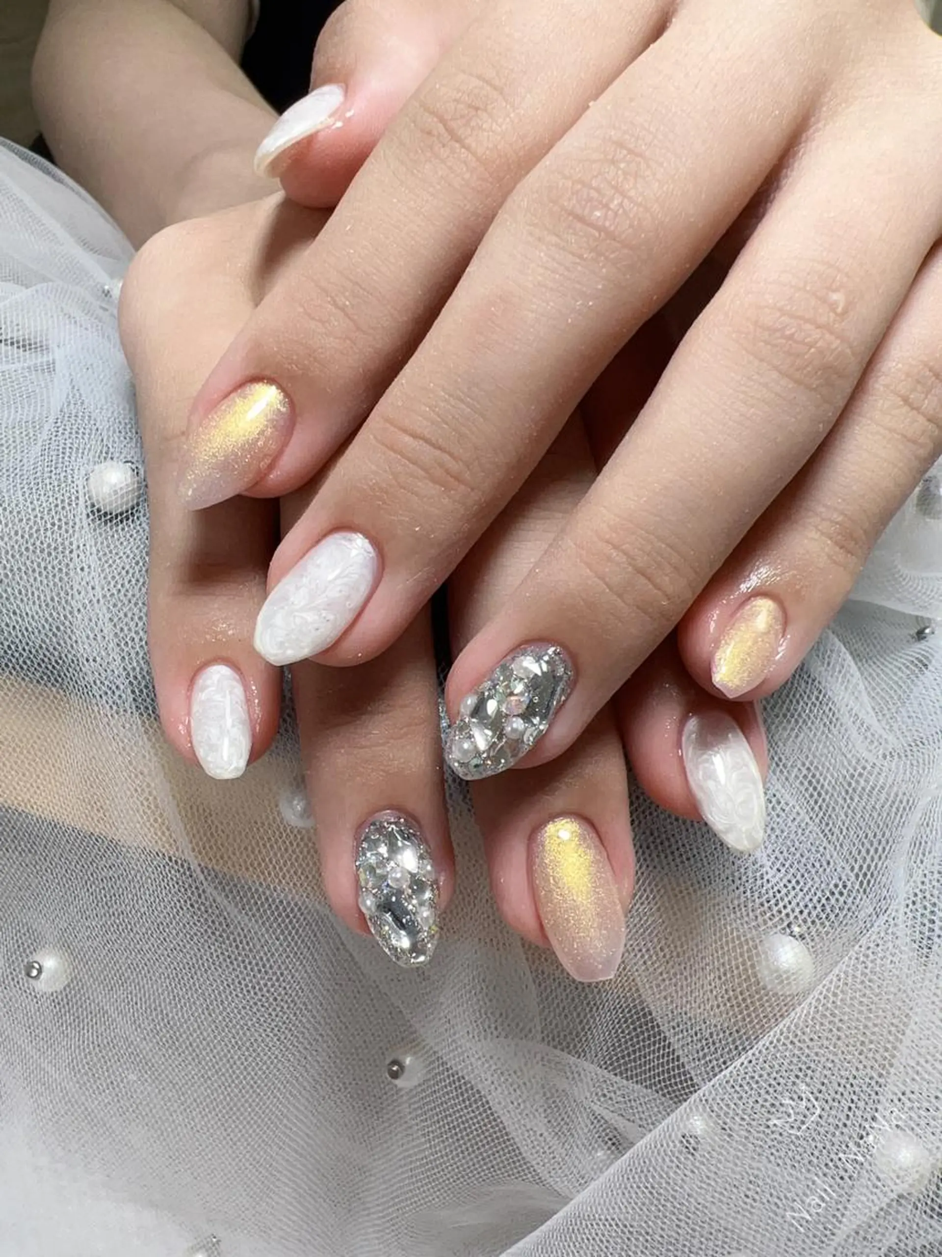 ミディアム カラー ネイル ハンドネイル Nail NaNaのネイルデザイン