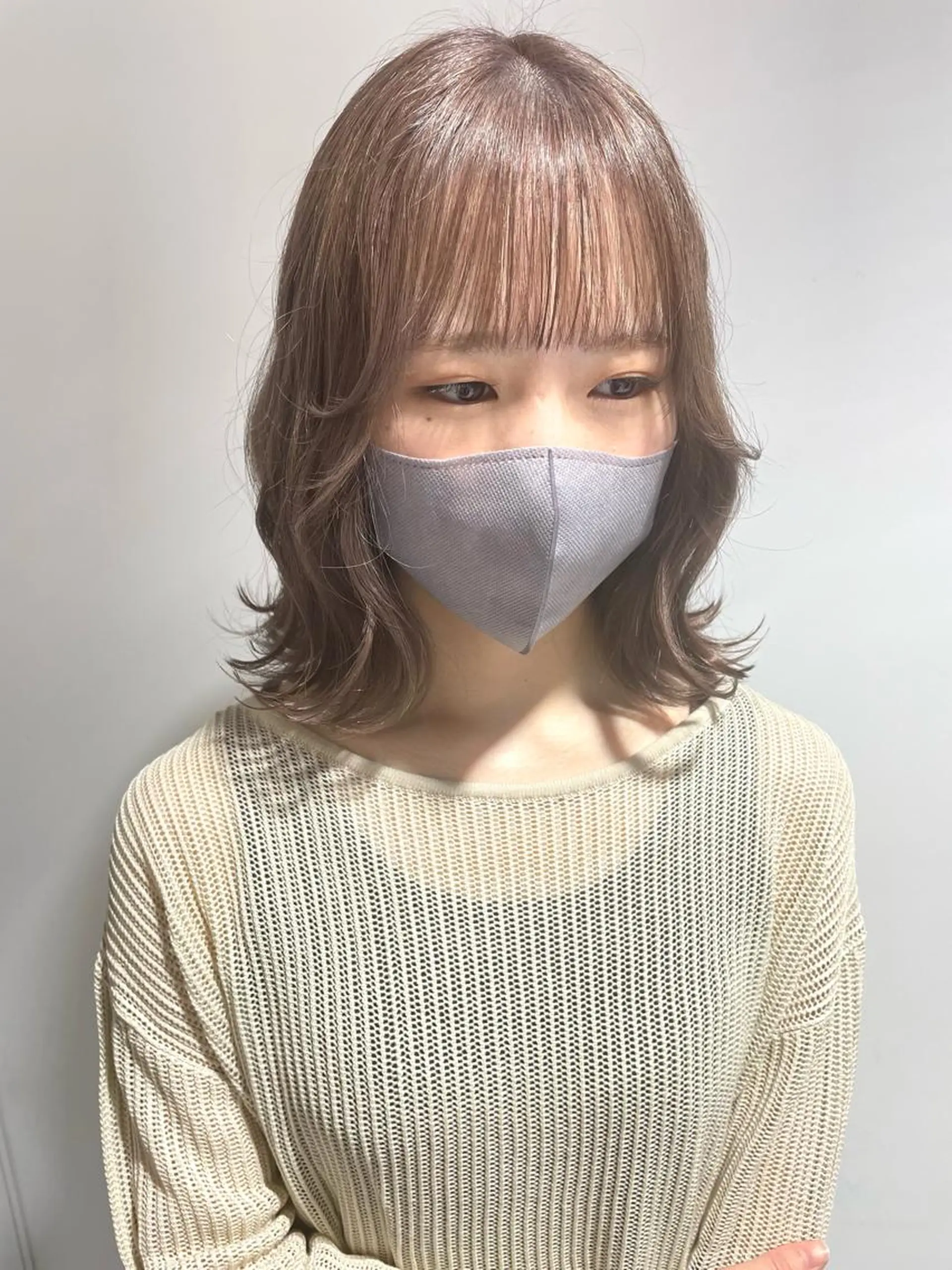 ミディアム ヘアカラー トリートメント 遠藤 愛莉のヘアスタイル