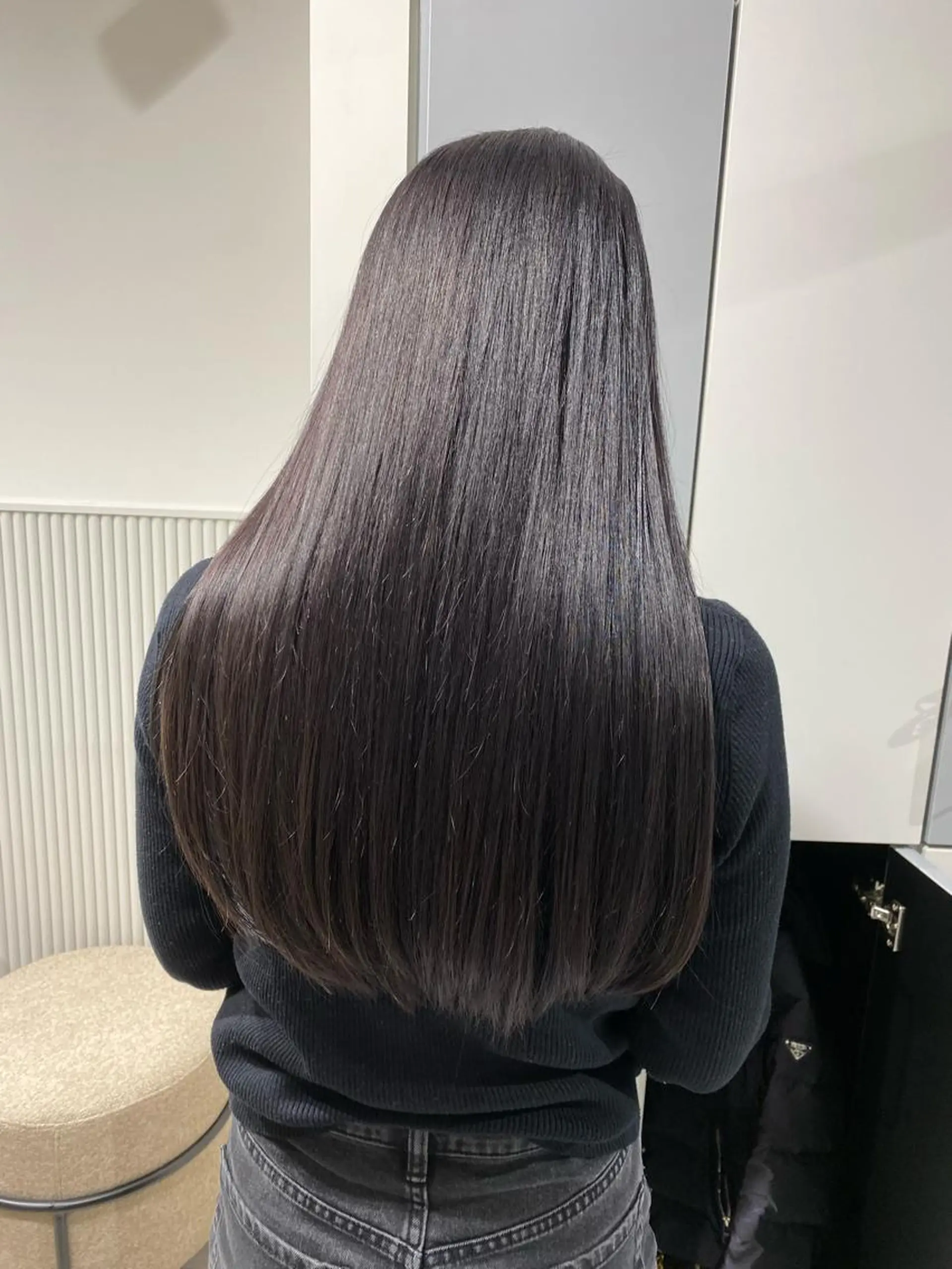 ロング カラー アッシュ グレージュ ラベンダーカラー ラベンダーアッシュ 髪質改善 カット ヘアカラー トリートメント LOVESTOIKE 堂本のヘアスタイル