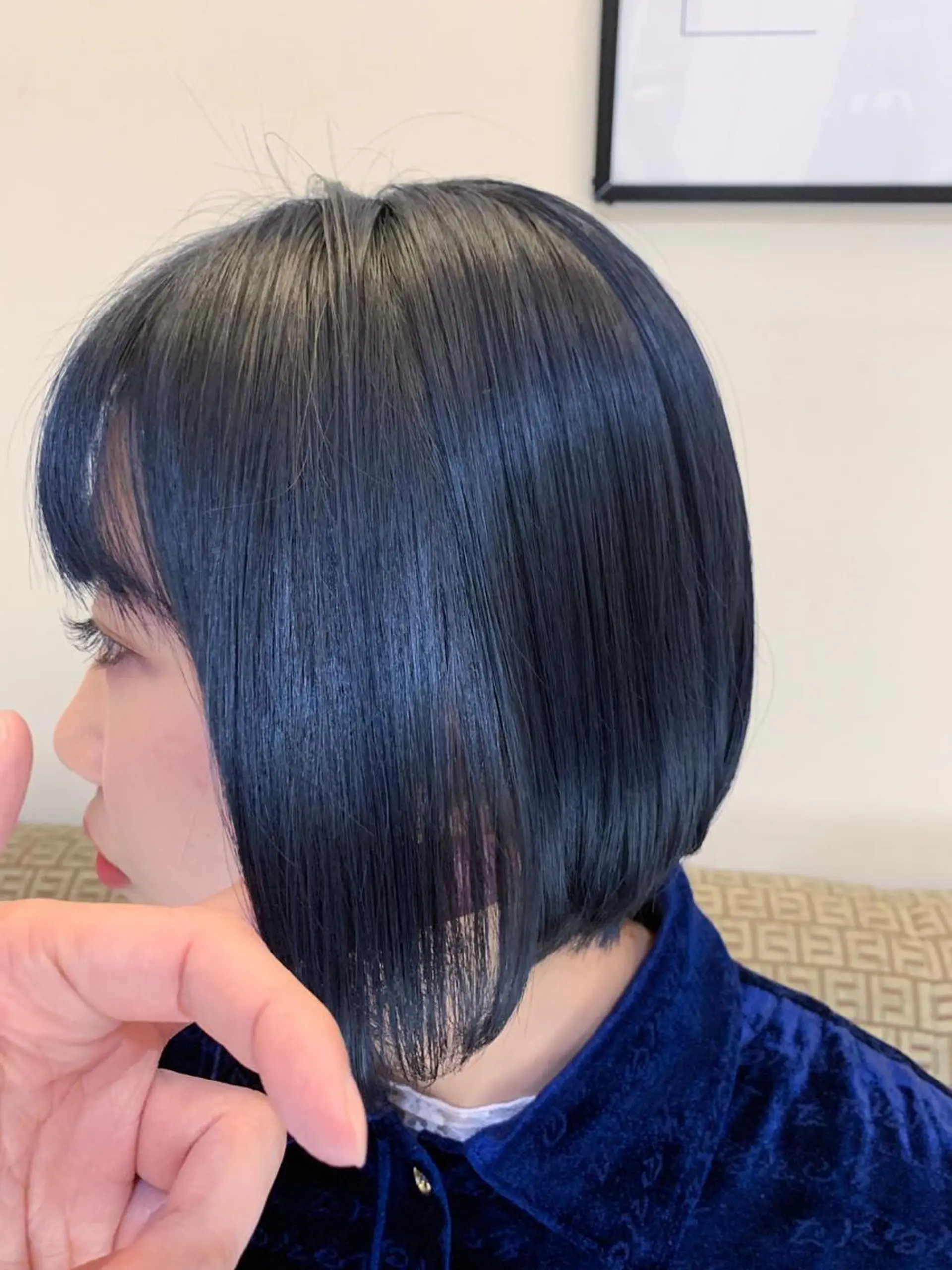 ショート カラー ブルーカラー Beach 代表 KENTAのヘアスタイル